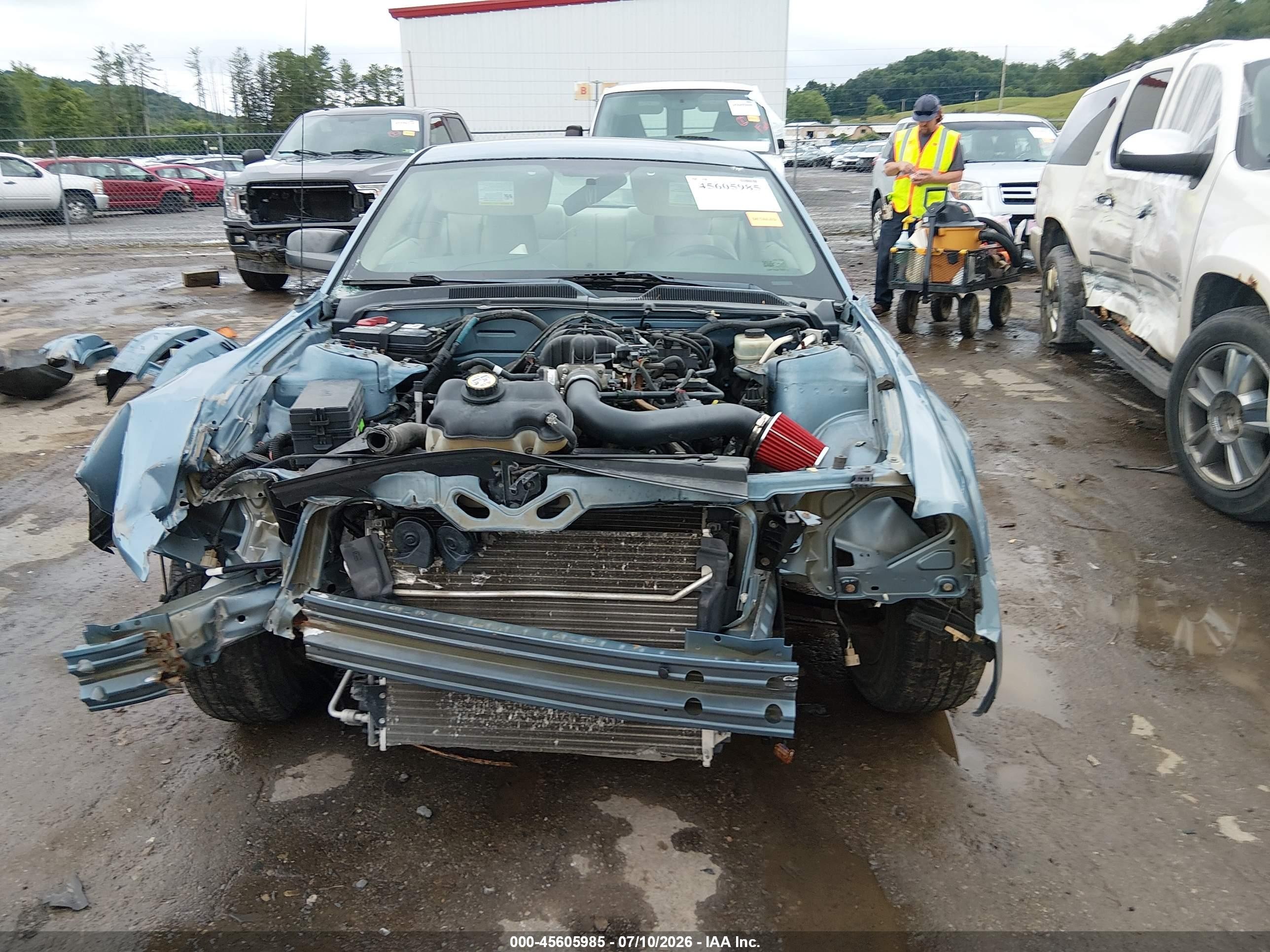 2006 Ford Mustang V6 Blue vin: 1ZVFT80N065183193