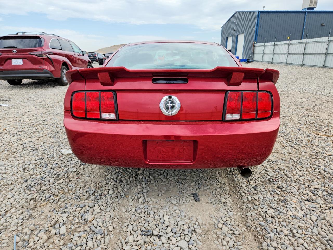 2006 Ford Mustang Red vin: 1ZVFT80N065236975