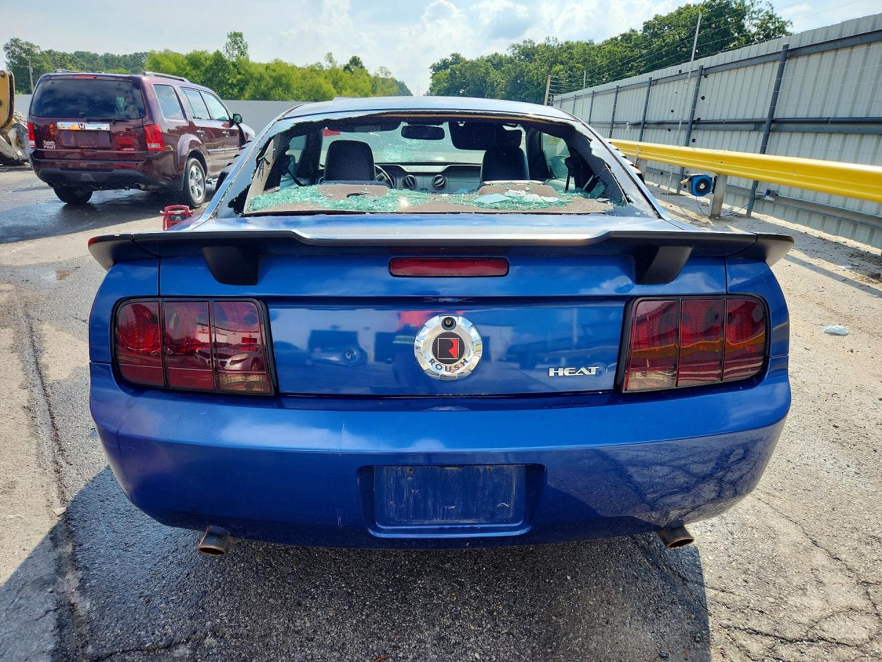 2007 Ford Mustang Blue vin: 1ZVFT80N075248772