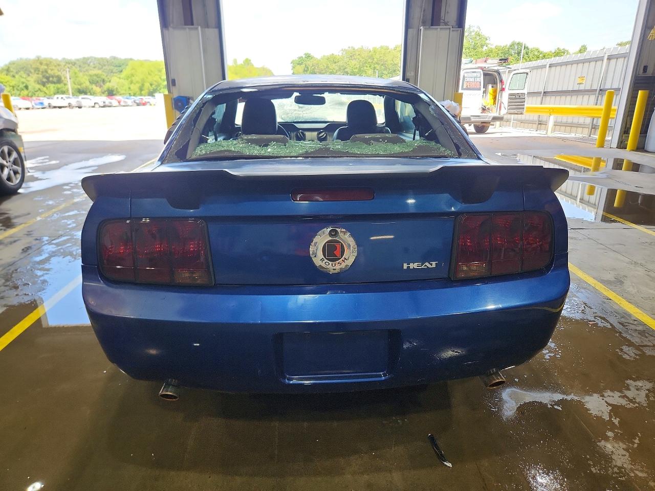 2007 Ford Mustang Blue vin: 1ZVFT80N075248772