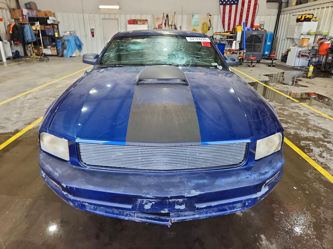 2007 Ford Mustang Blue vin: 1ZVFT80N075248772
