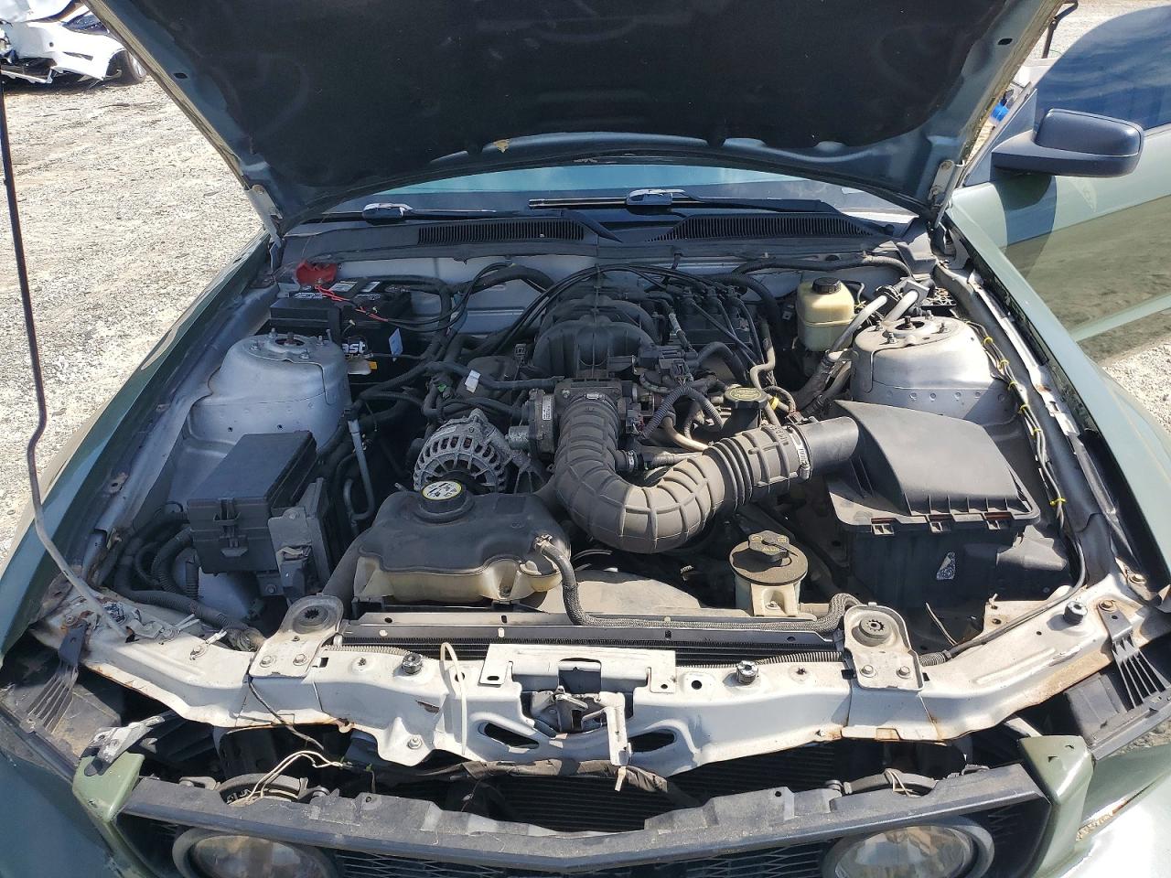 2007 Ford Mustang Зеленый vin: 1ZVFT80N075317105