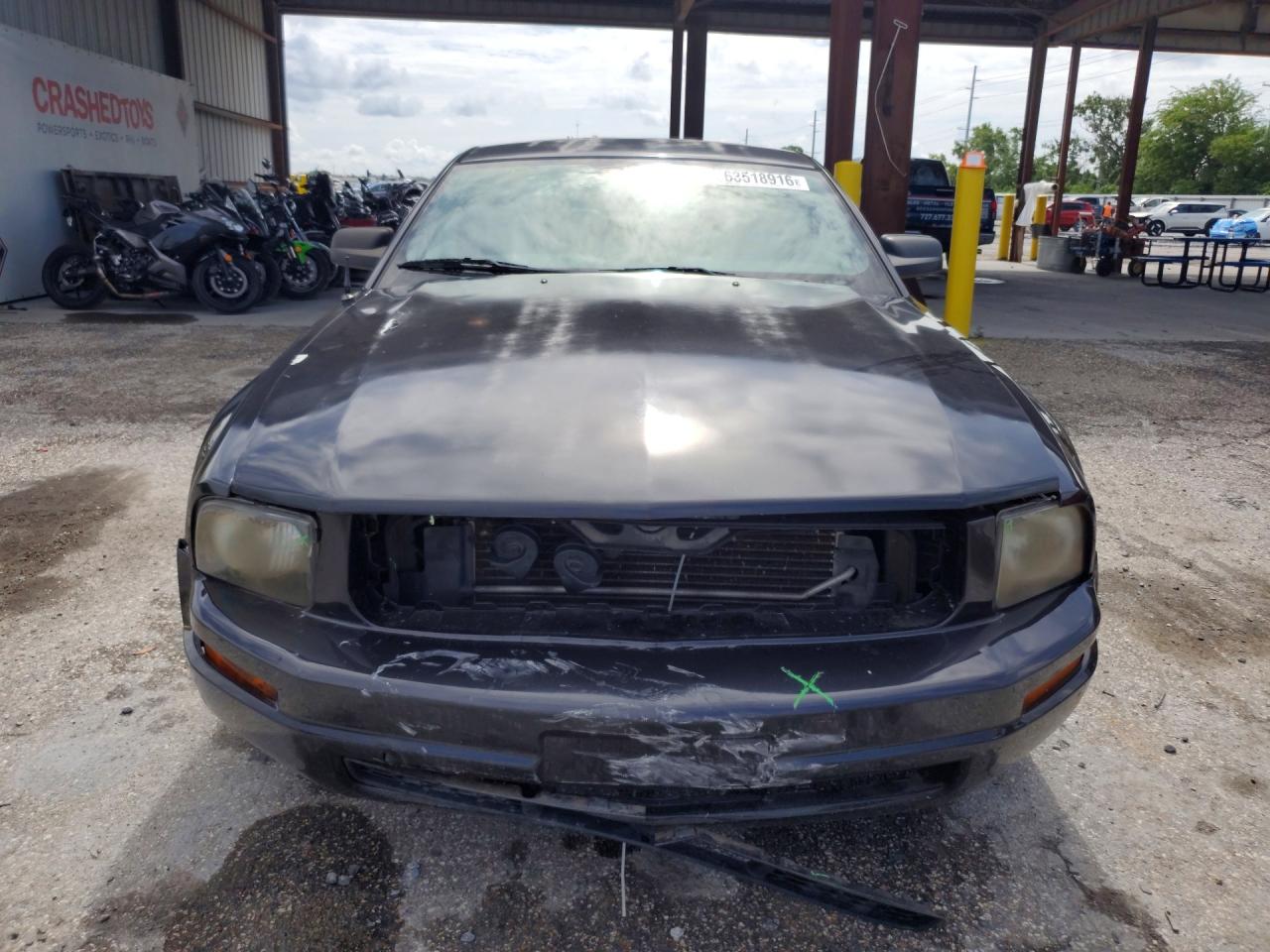 2007 Ford Mustang Charcoal vin: 1ZVFT80N075323308