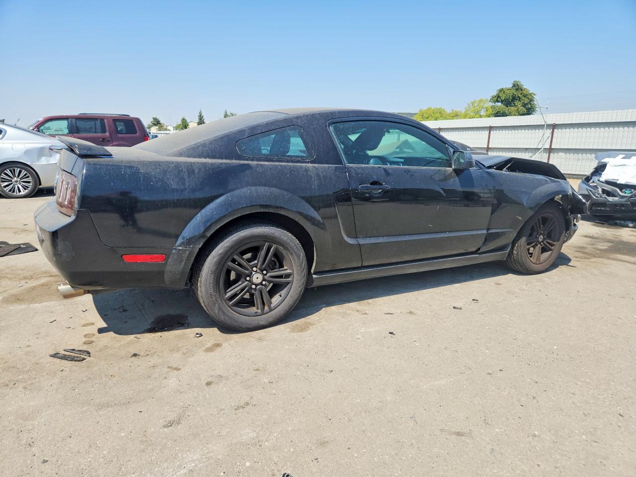 2005 Ford Mustang Black vin: 1ZVFT80N155149102