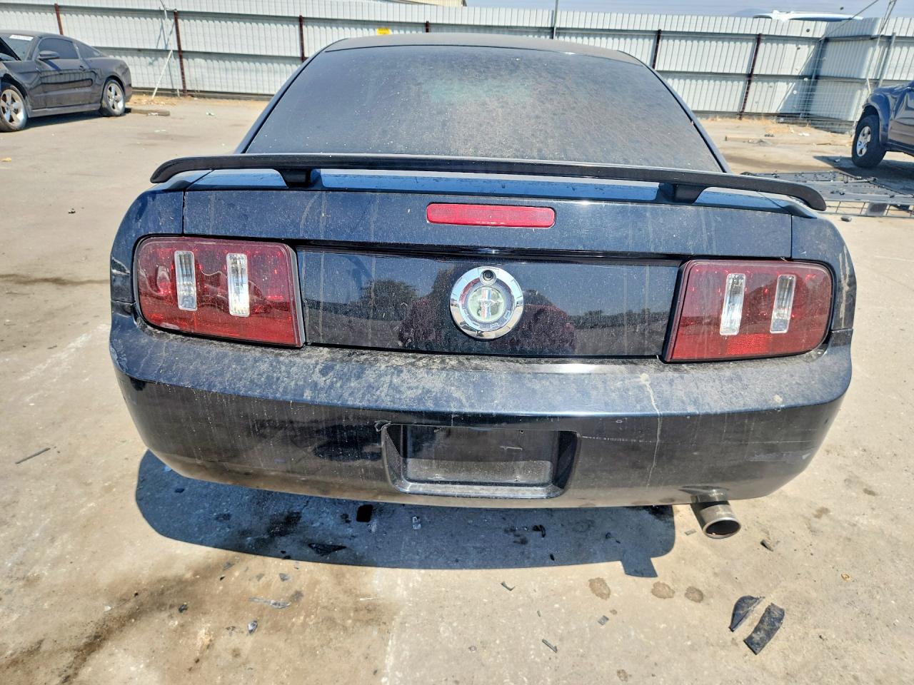 2005 Ford Mustang Black vin: 1ZVFT80N155149102