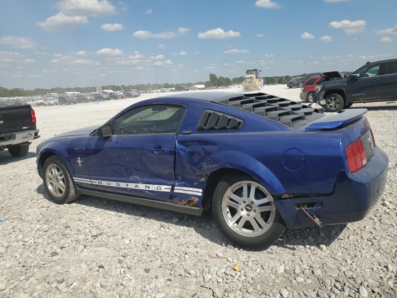 2005 Ford Mustang Blue vin: 1ZVFT80N155253105