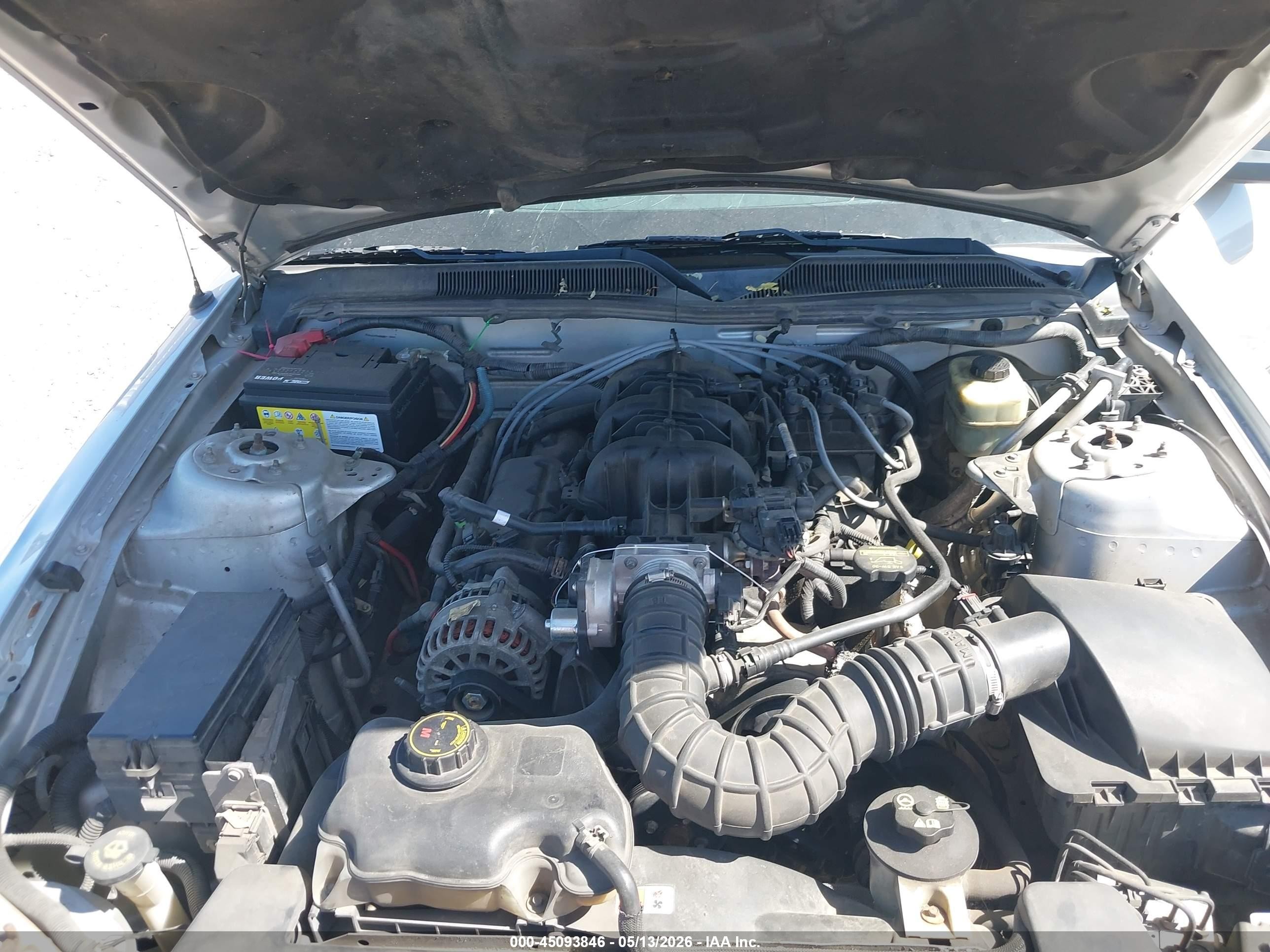 2006 Ford Mustang V6 Silver vin: 1ZVFT80N165110141