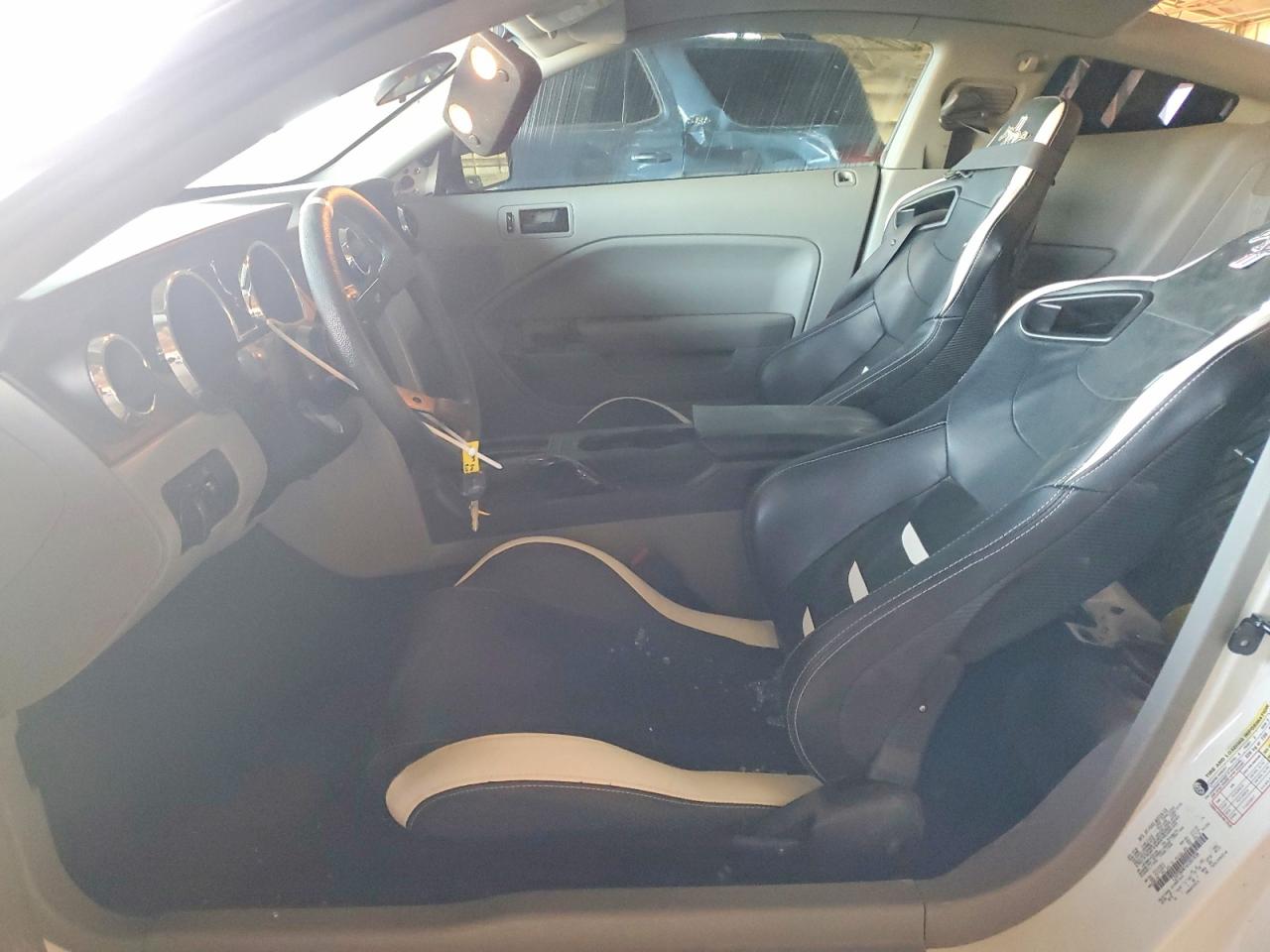 2006 Ford Mustang White vin: 1ZVFT80N165201930