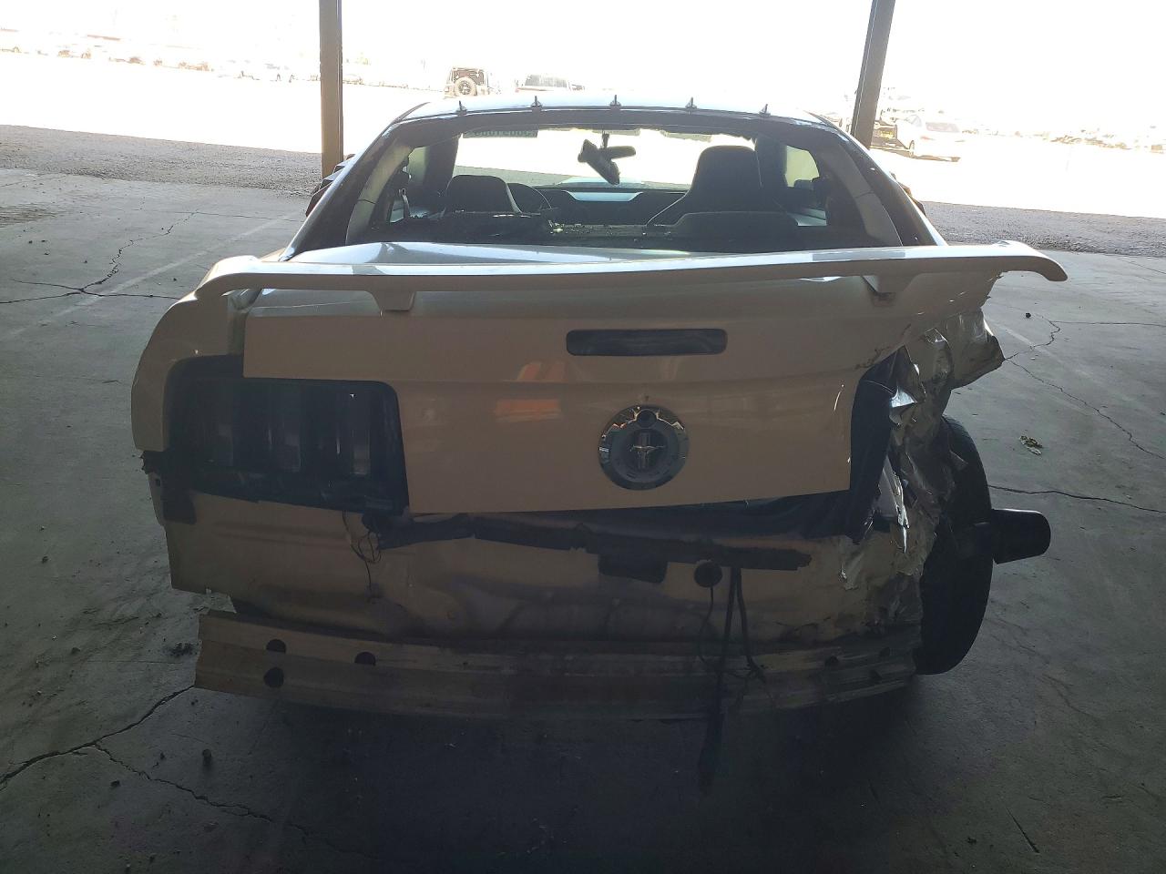2006 Ford Mustang White vin: 1ZVFT80N165201930