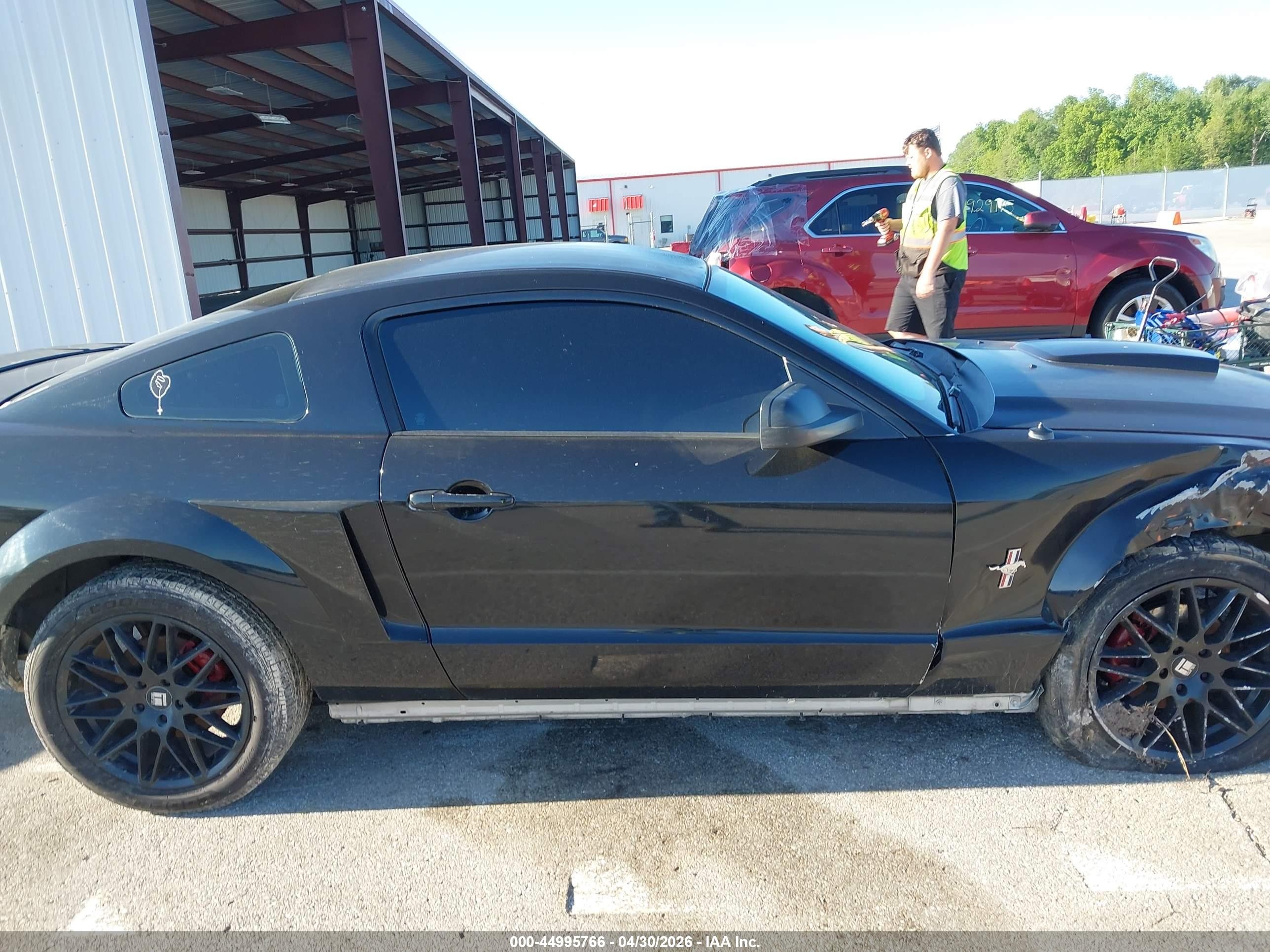 2007 Ford Mustang V6 Deluxe/v6 Premium Black vin: 1ZVFT80N175294983
