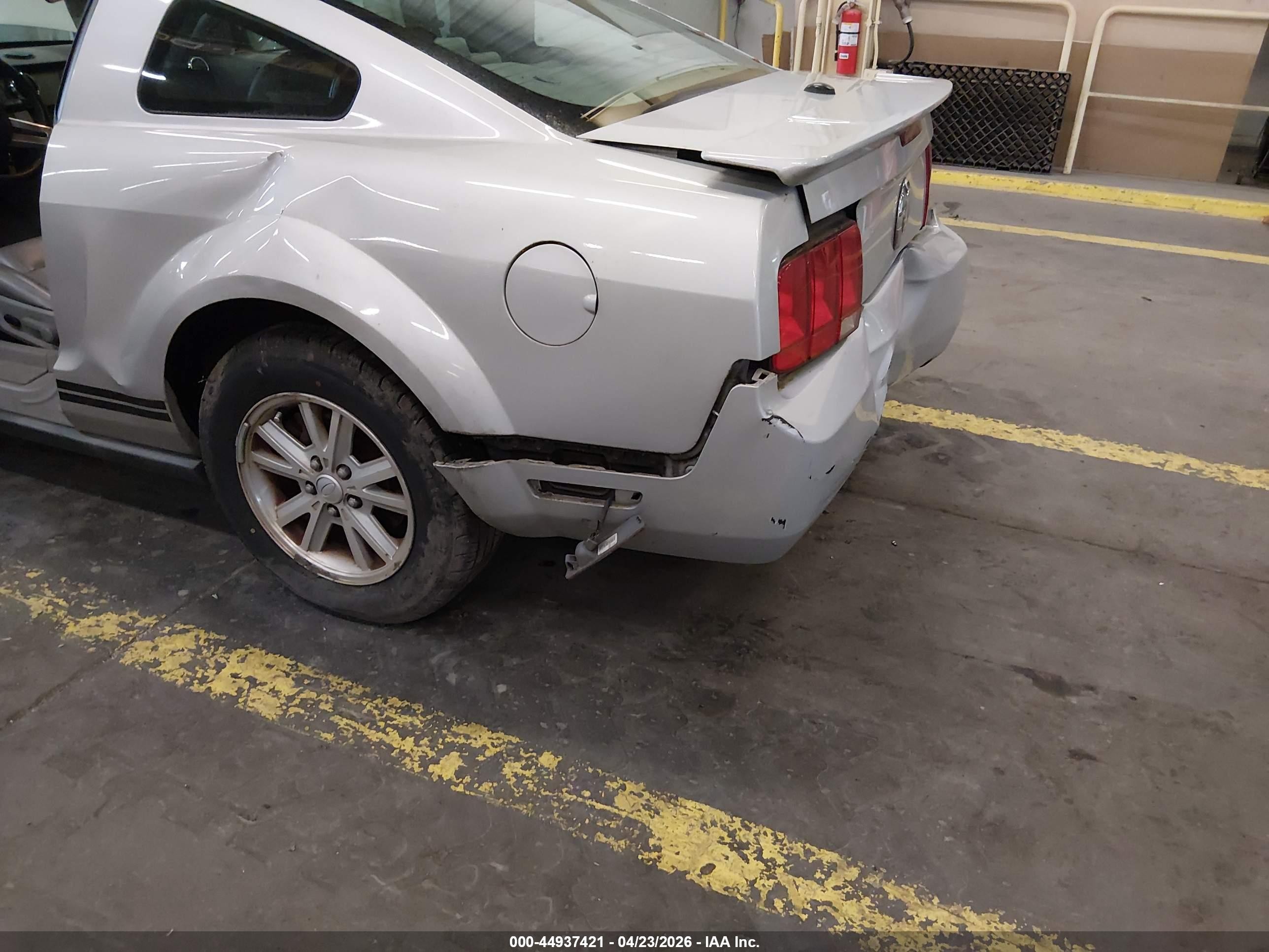 2007 Ford Mustang V6 Deluxe/v6 Premium Silver vin: 1ZVFT80N175322040