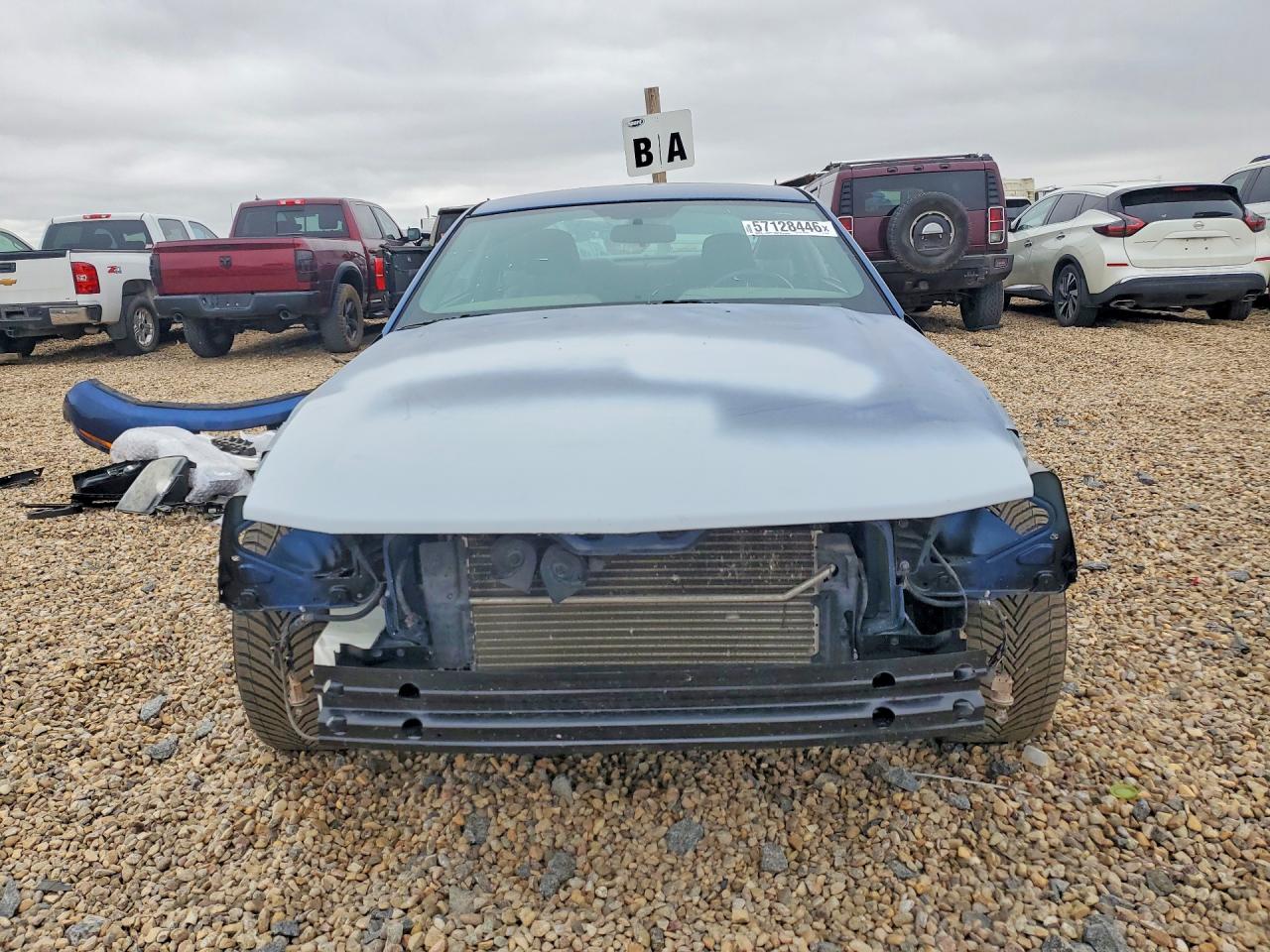 2007 Ford Mustang Blue vin: 1ZVFT80N175361548