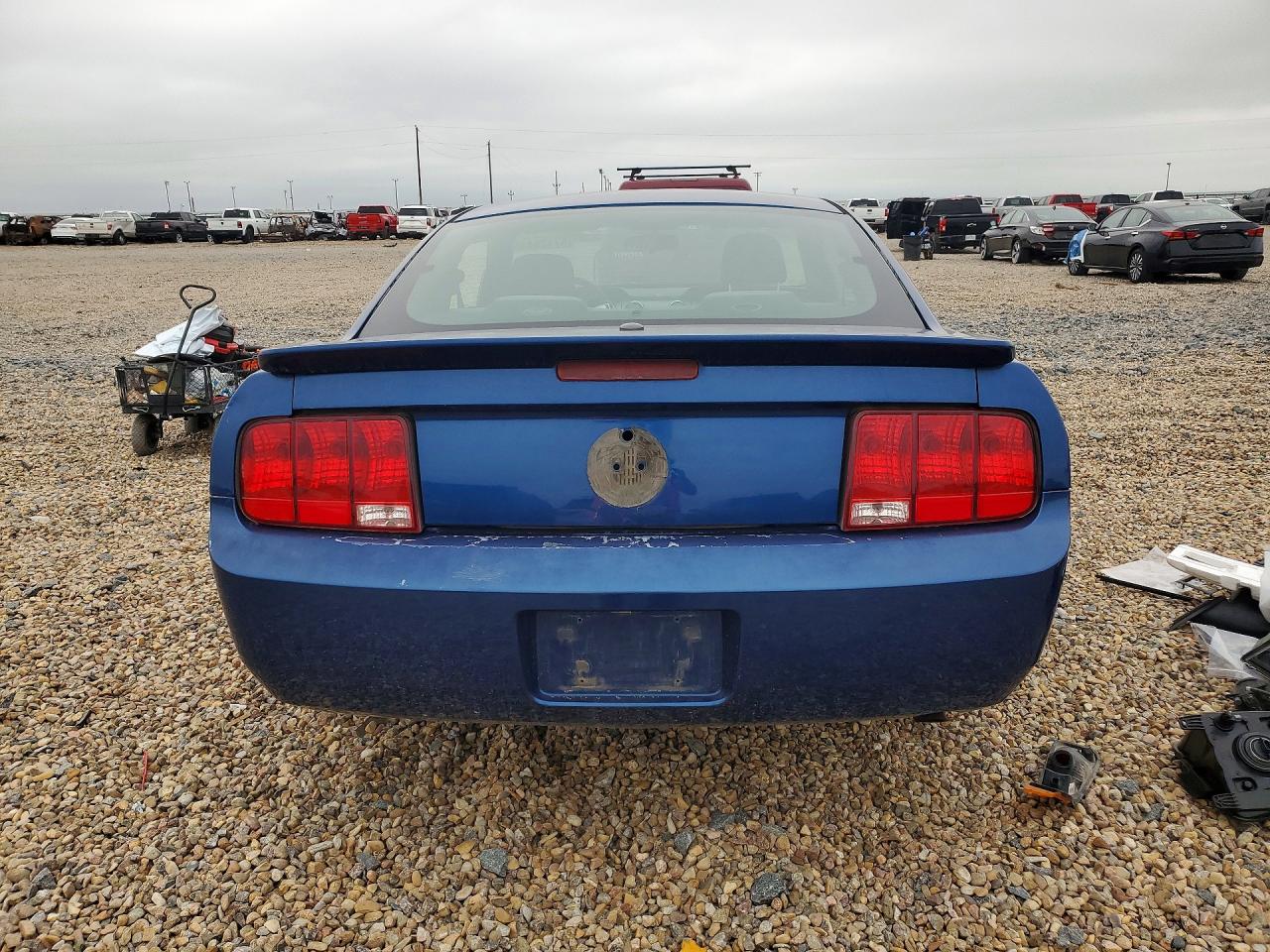 2007 Ford Mustang Blue vin: 1ZVFT80N175361548