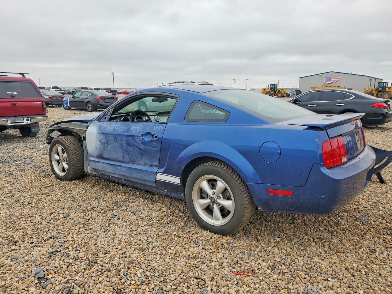 2007 Ford Mustang Blue vin: 1ZVFT80N175361548