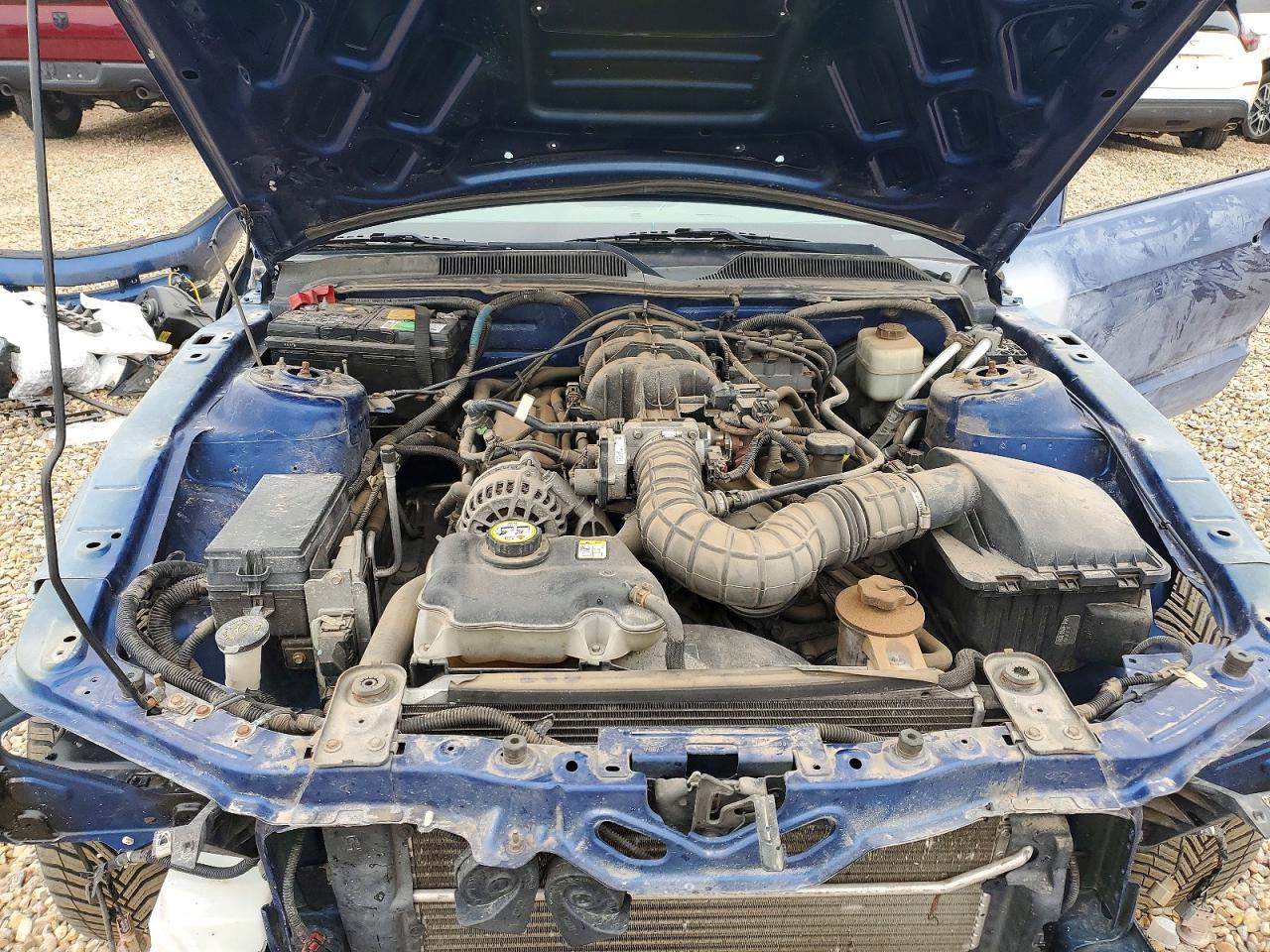 2007 Ford Mustang Blue vin: 1ZVFT80N175361548