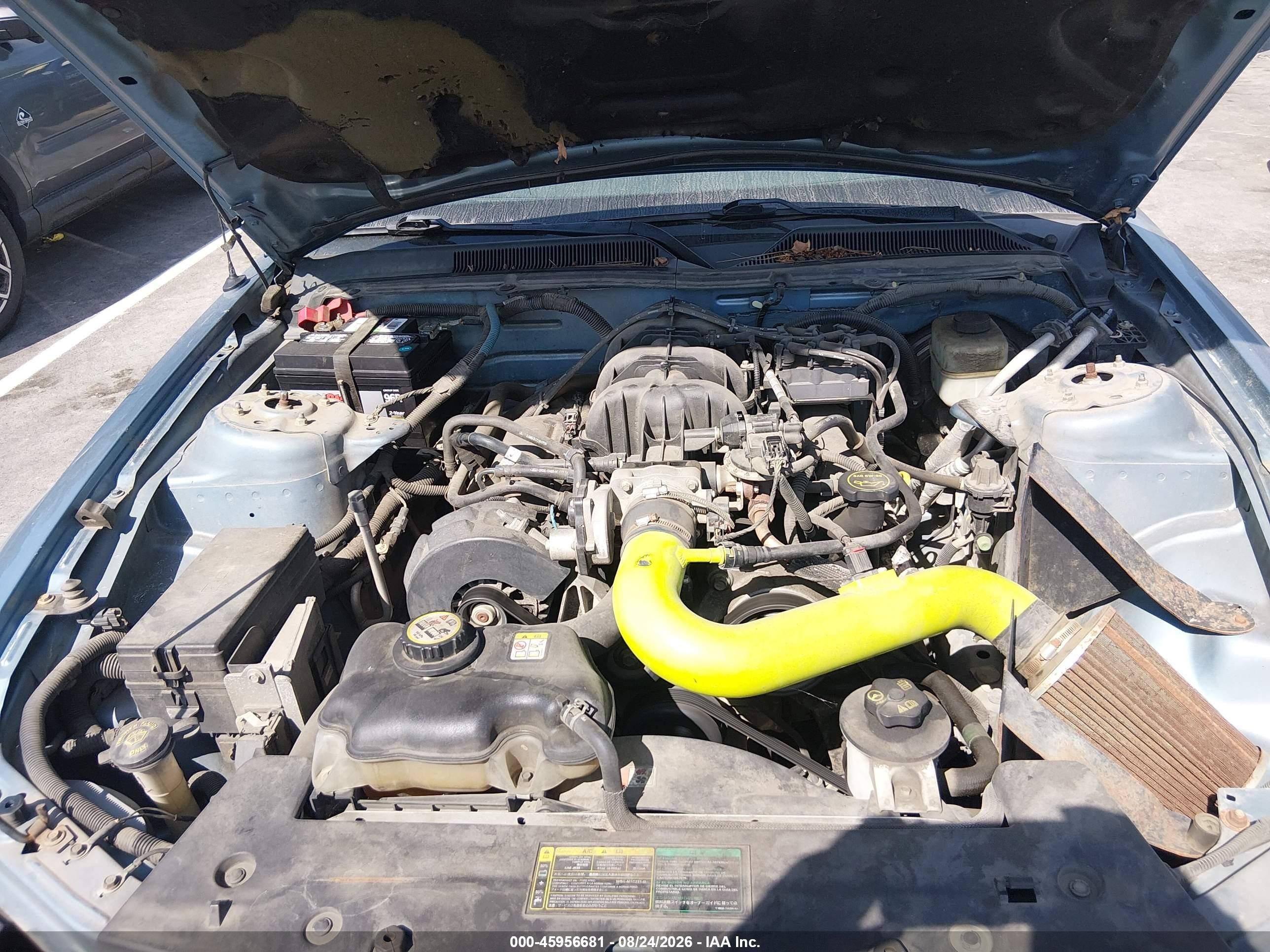 2005 Ford Mustang V6 Deluxe/v6 Premium Blue vin: 1ZVFT80N255125892