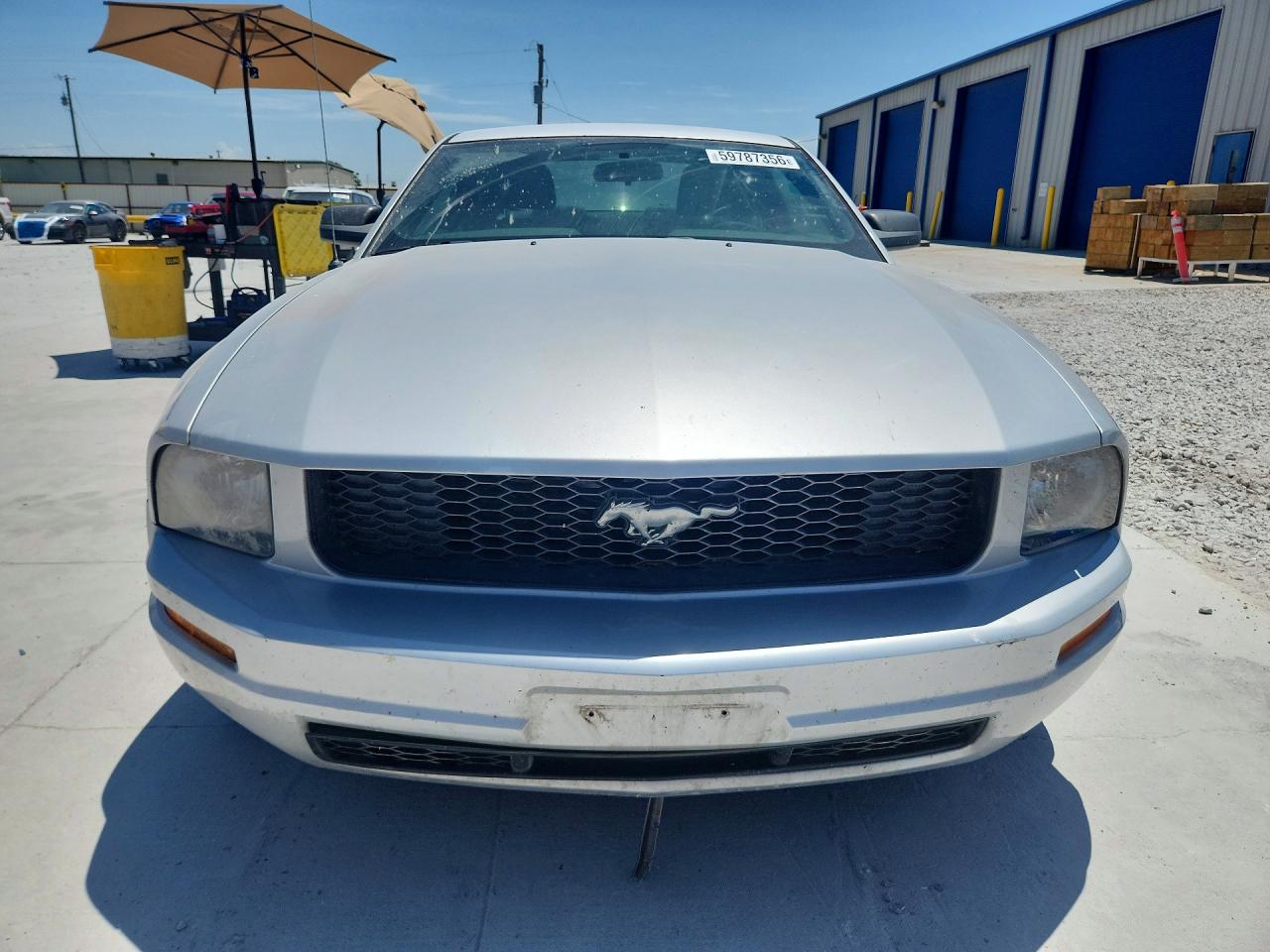 2007 Ford Mustang Silver vin: 1ZVFT80N275222271