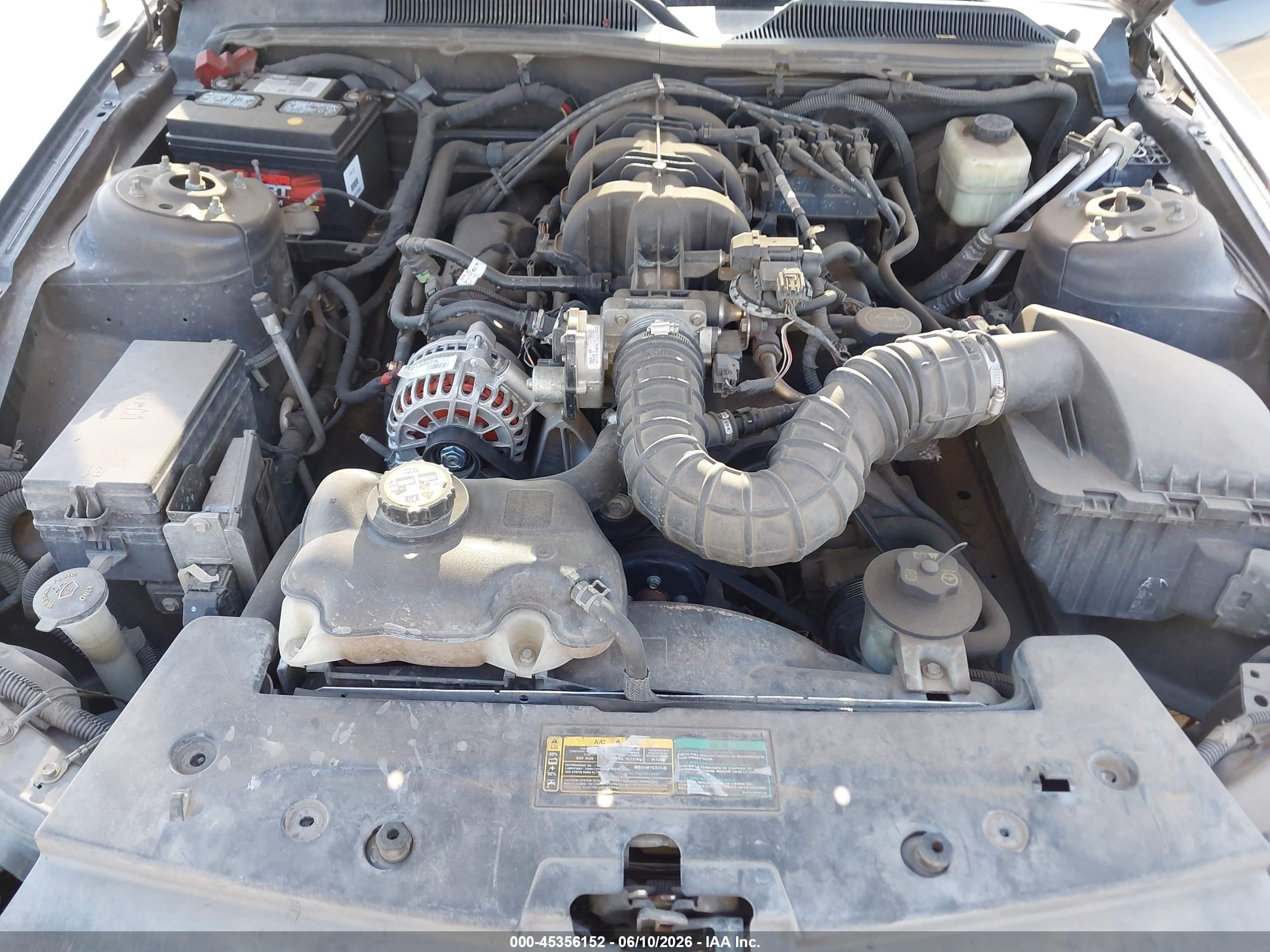 2007 Ford Mustang V6 Deluxe/v6 Premium Gray vin: 1ZVFT80N275283989