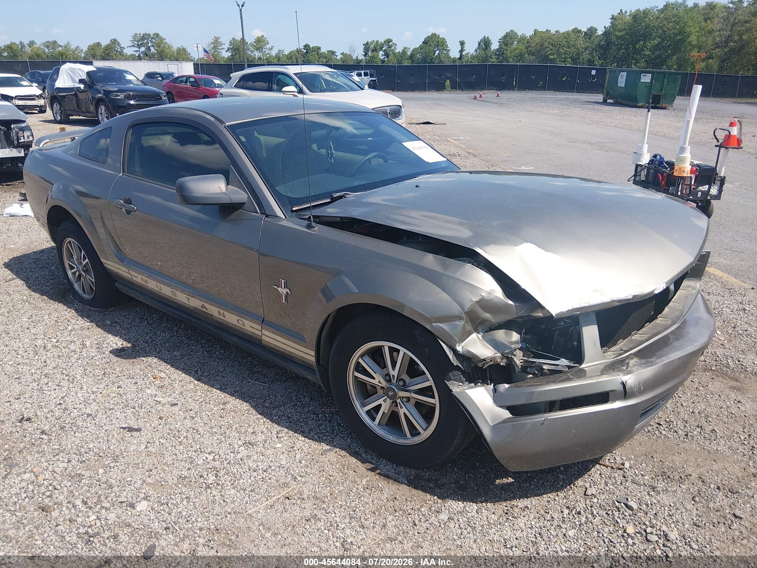 2005 Ford Mustang V6 Deluxe/v6 Premium Серый vin: 1ZVFT80N355135038