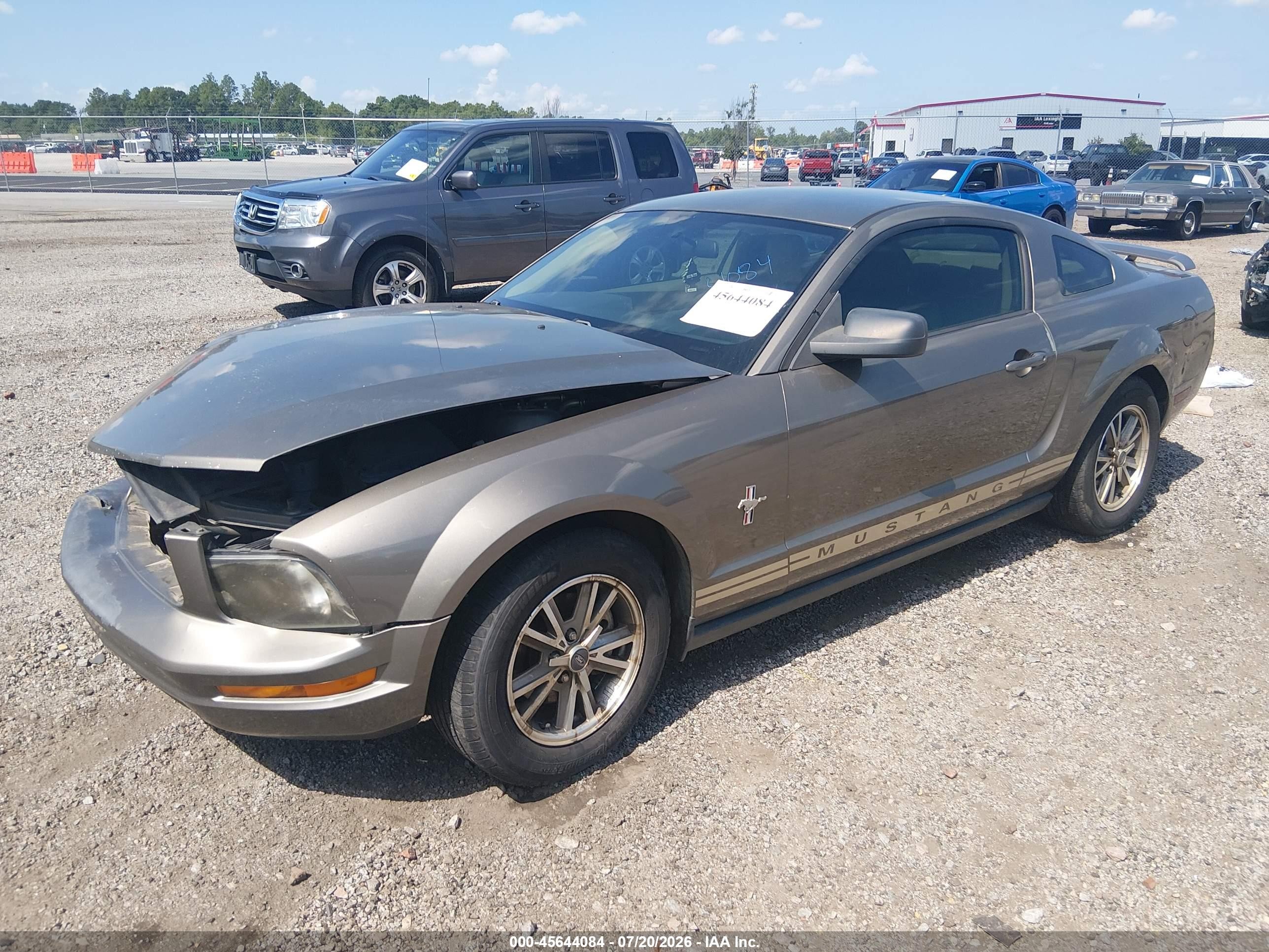 2005 Ford Mustang V6 Deluxe/v6 Premium Серый vin: 1ZVFT80N355135038