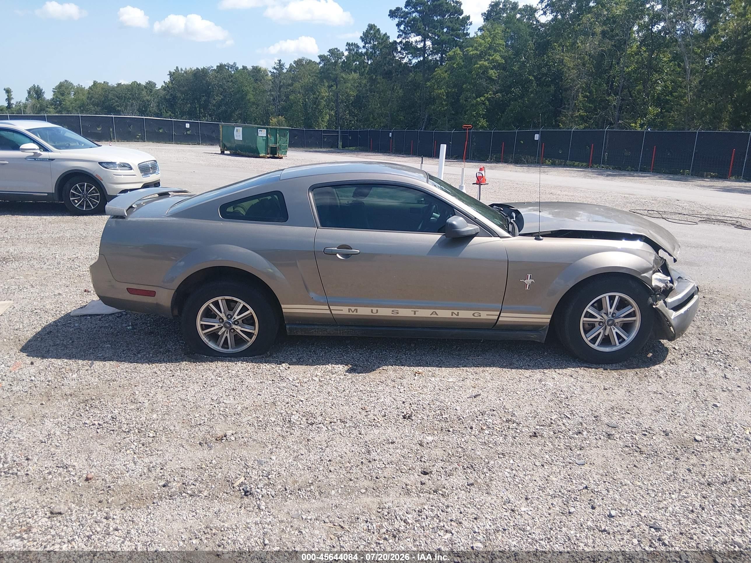 2005 Ford Mustang V6 Deluxe/v6 Premium Серый vin: 1ZVFT80N355135038