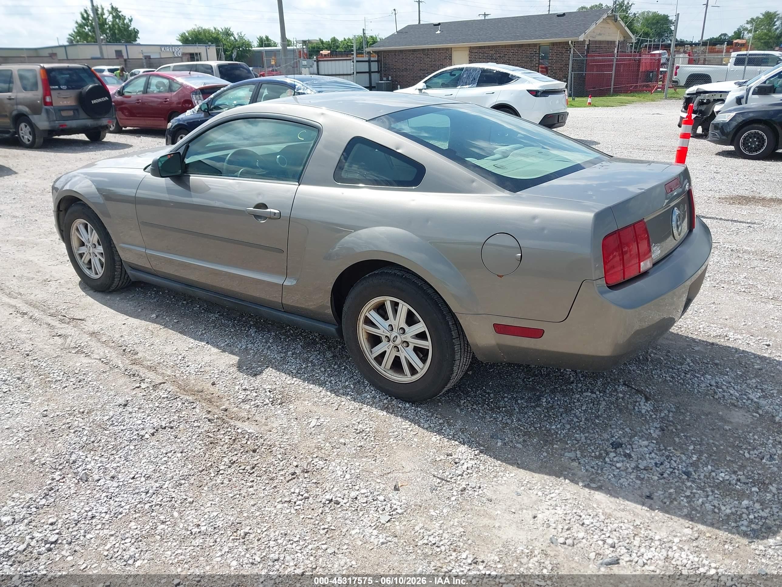 2005 Ford Mustang V6 Deluxe/v6 Premium Gray vin: 1ZVFT80N355201670