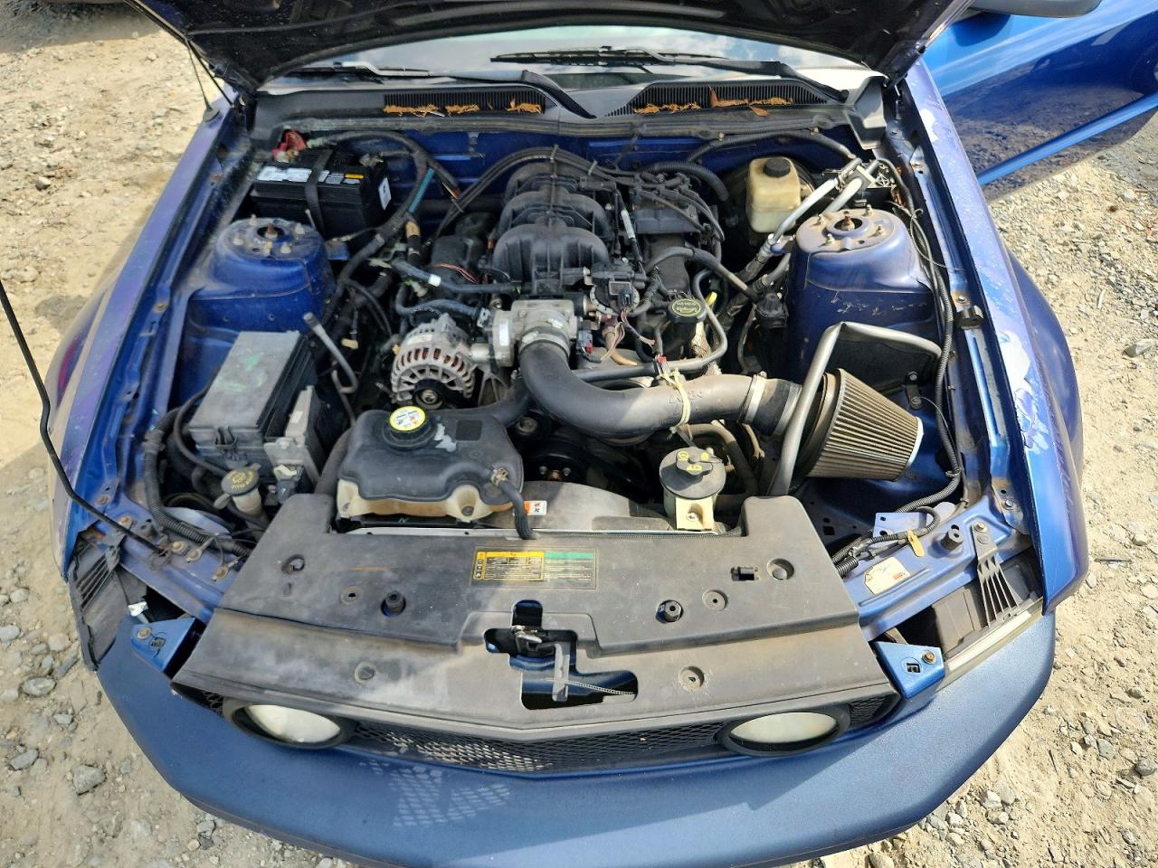 2007 Ford Mustang Blue vin: 1ZVFT80N375273942