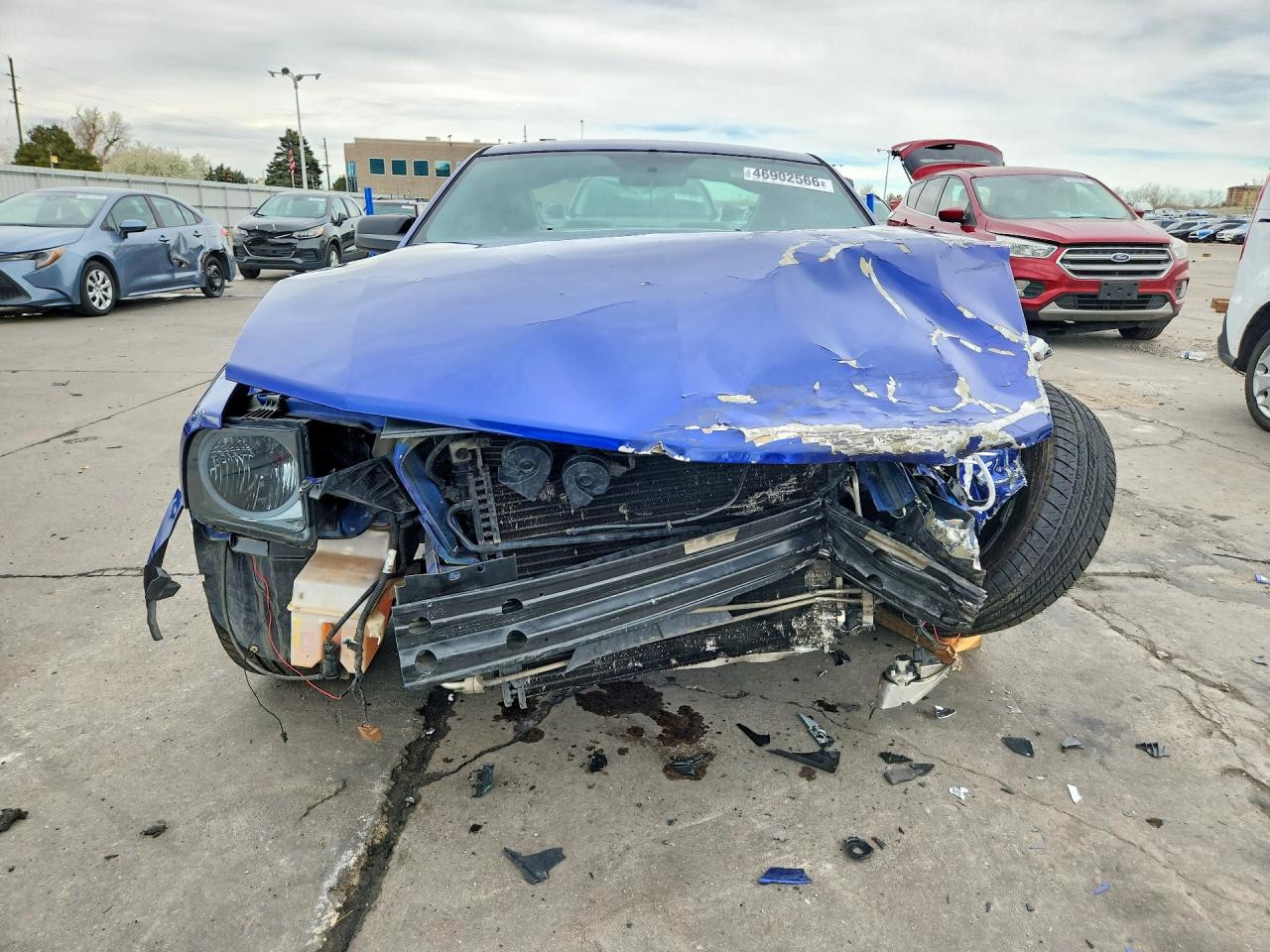 2005 Ford Mustang Blue vin: 1ZVFT80N455177248