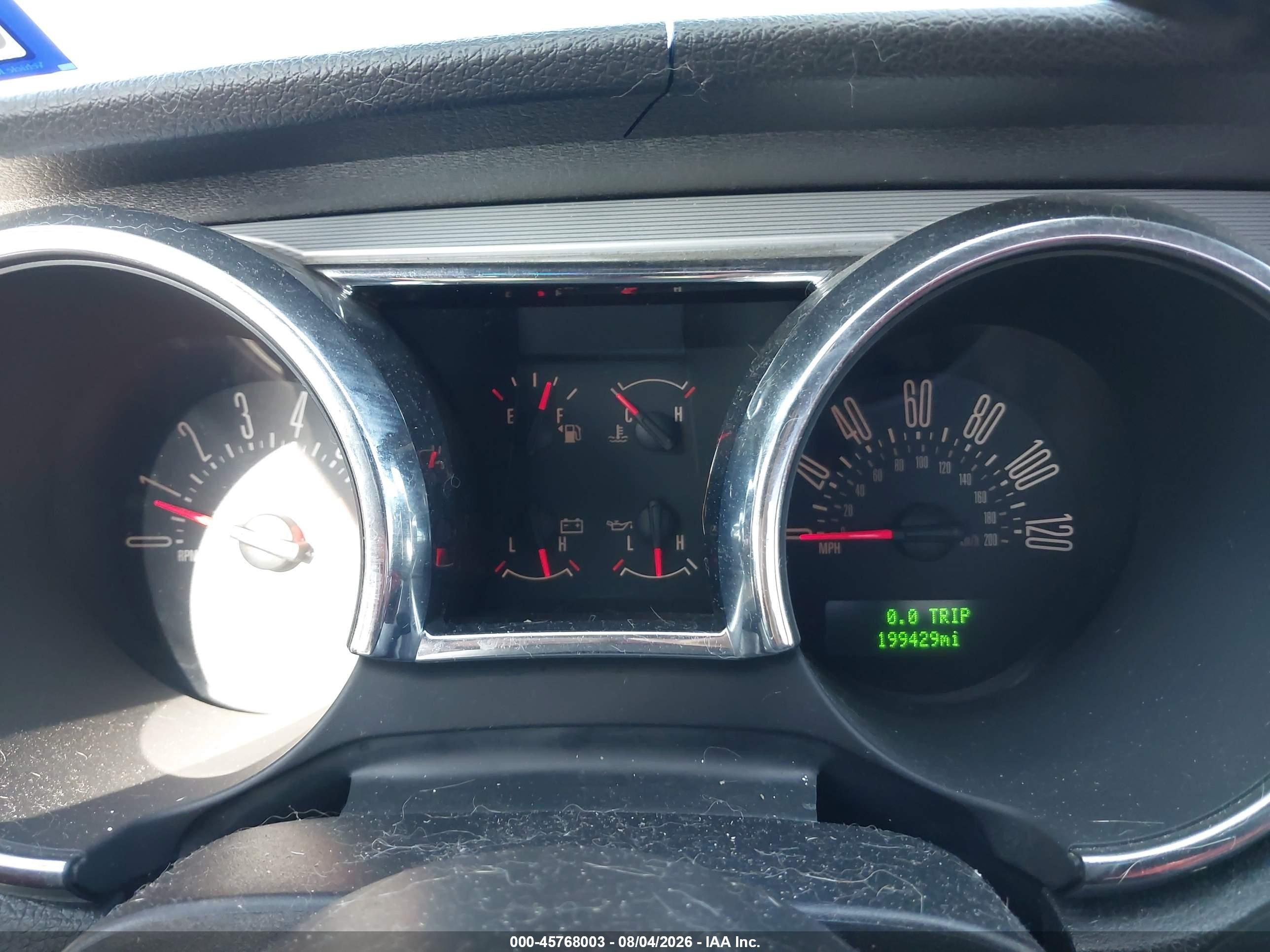 2005 Ford Mustang V6 Deluxe/v6 Premium Blue vin: 1ZVFT80N455238436