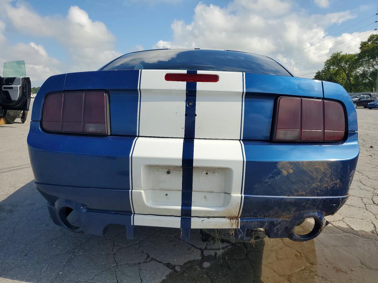 2006 Ford Mustang Blue vin: 1ZVFT80N465115494