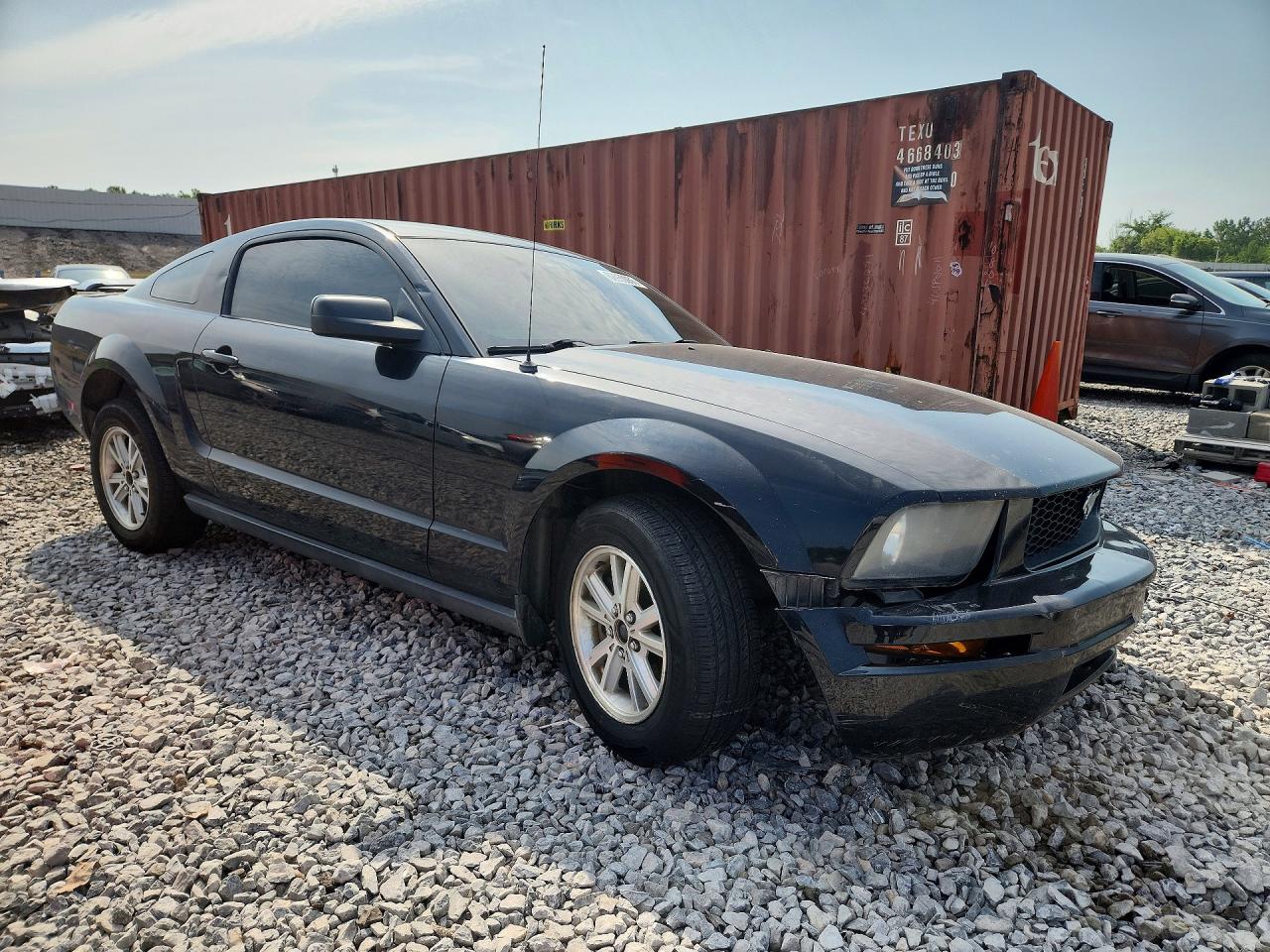 2006 Ford Mustang Black vin: 1ZVFT80N465140296