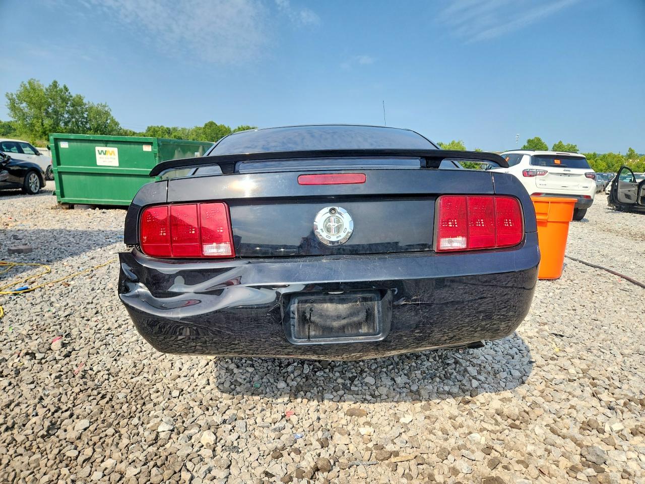 2006 Ford Mustang Black vin: 1ZVFT80N465140296
