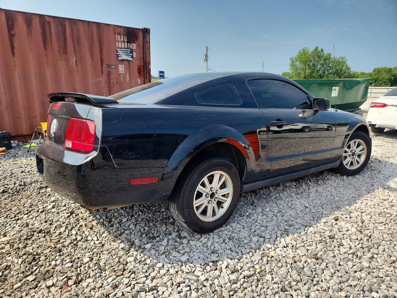 2006 Ford Mustang Black vin: 1ZVFT80N465140296