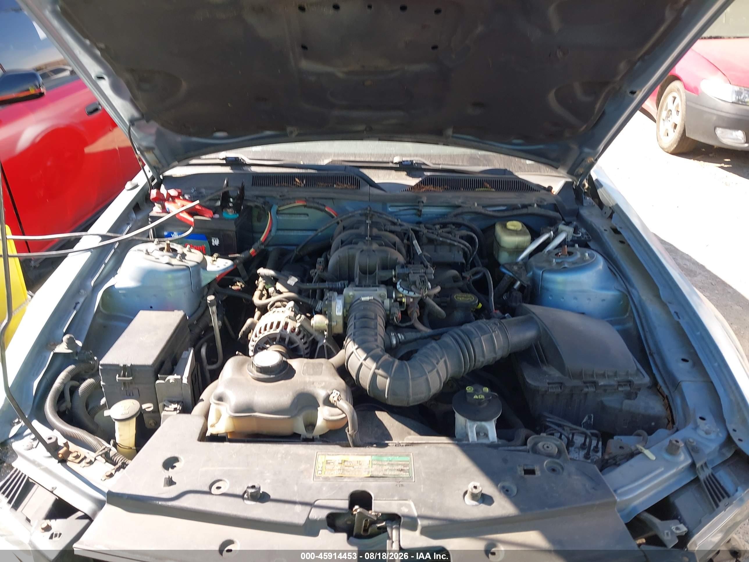 2006 Ford Mustang V6 Light Blue vin: 1ZVFT80N465232279