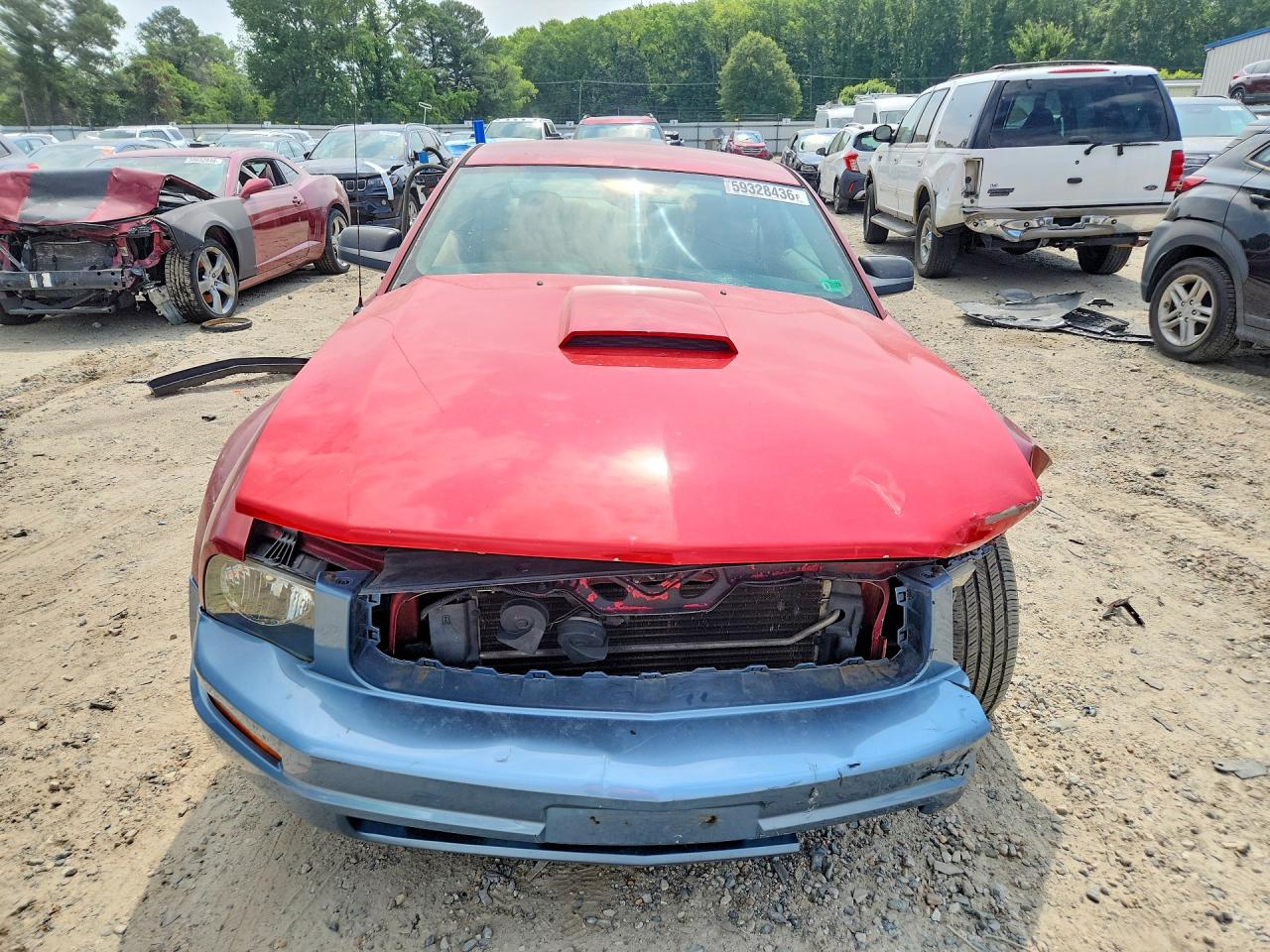 2007 Ford Mustang Brown vin: 1ZVFT80N475258379