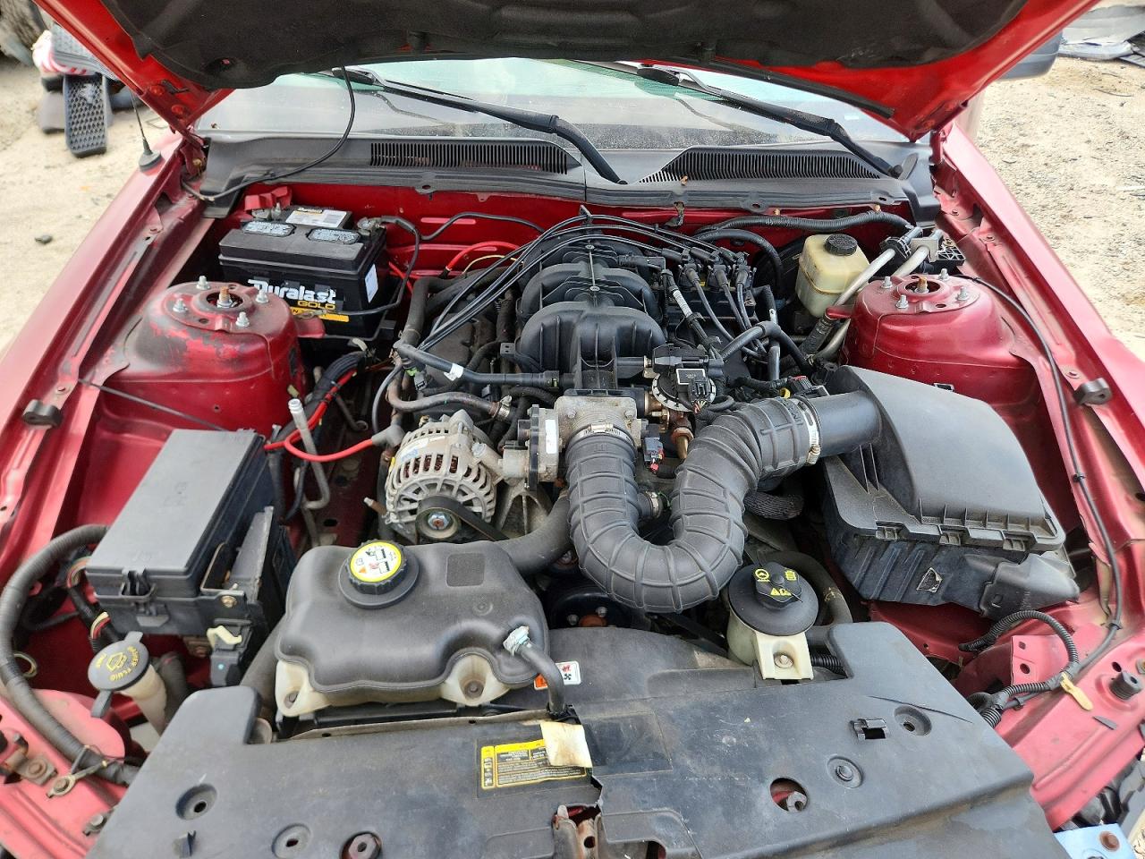 2007 Ford Mustang Brown vin: 1ZVFT80N475258379