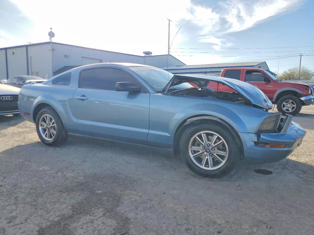 2005 Ford Mustang Blue vin: 1ZVFT80N555105006