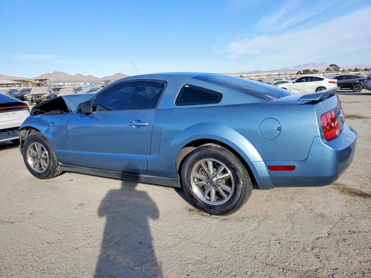 2005 Ford Mustang Blue vin: 1ZVFT80N555105006