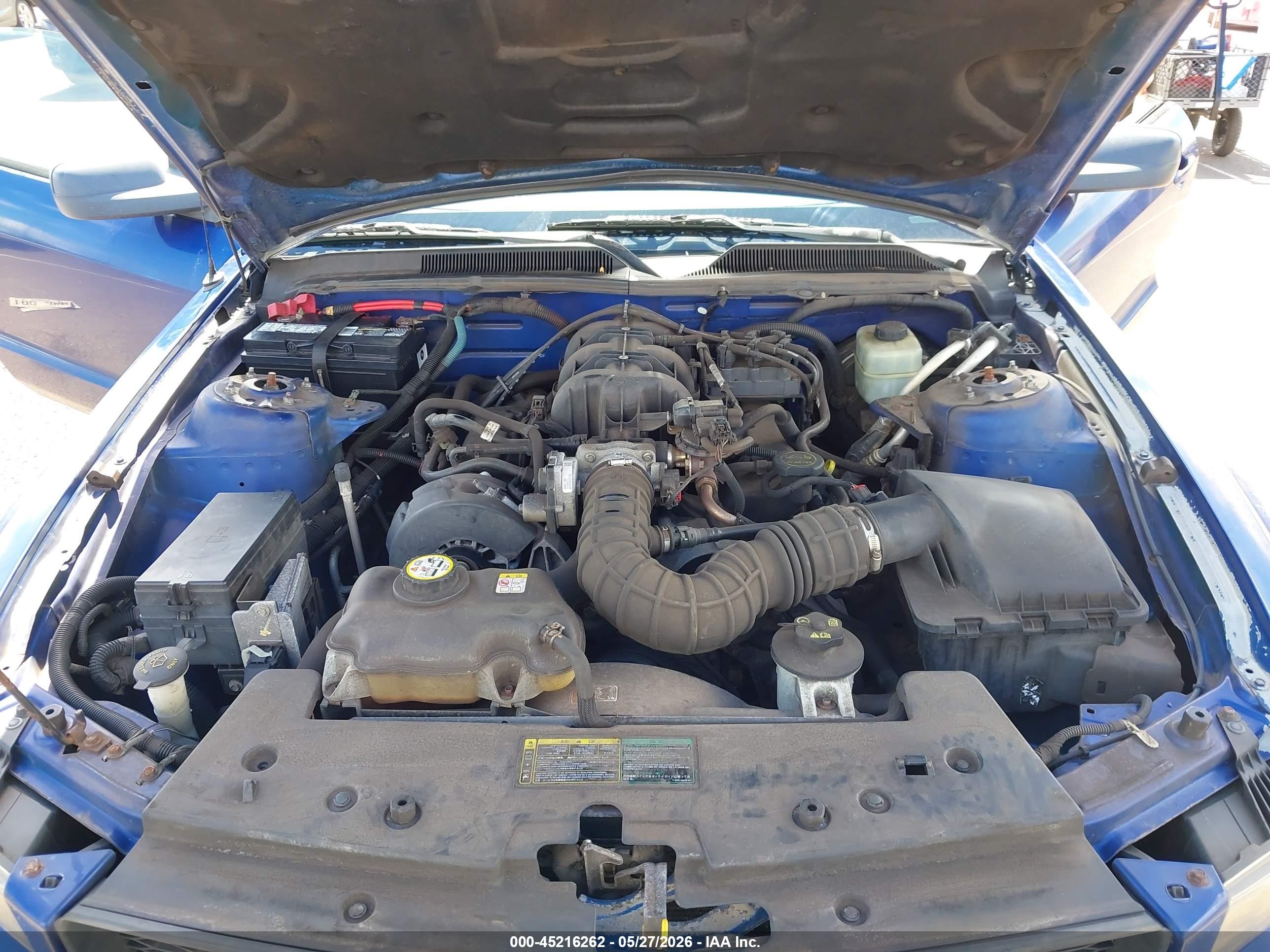 2005 Ford Mustang V6 Deluxe/v6 Premium Blue vin: 1ZVFT80N555163181