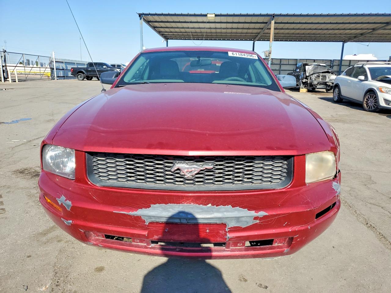 2006 Ford Mustang Maroon vin: 1ZVFT80N565149265