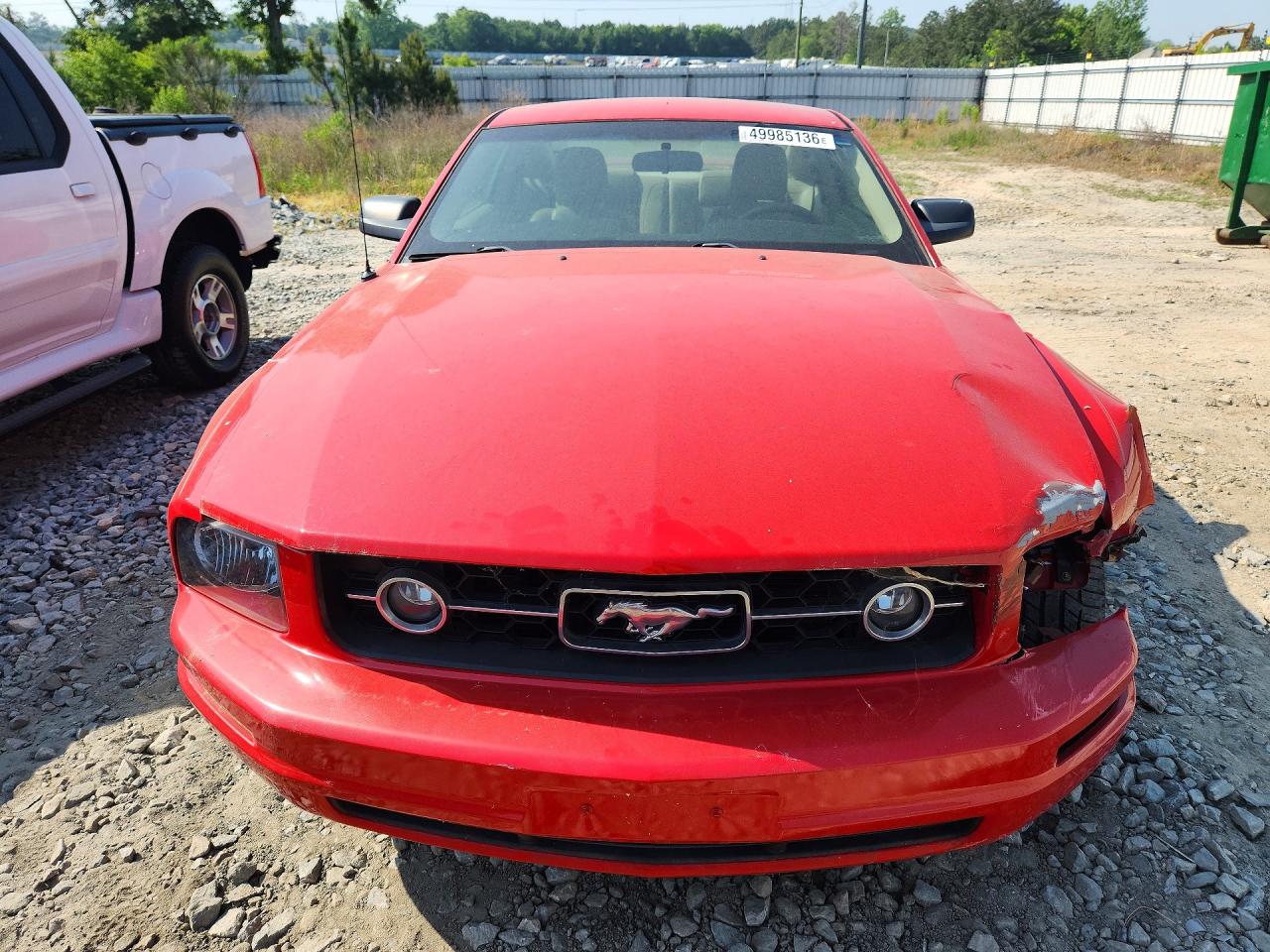 2006 Ford Mustang Red vin: 1ZVFT80N565175669