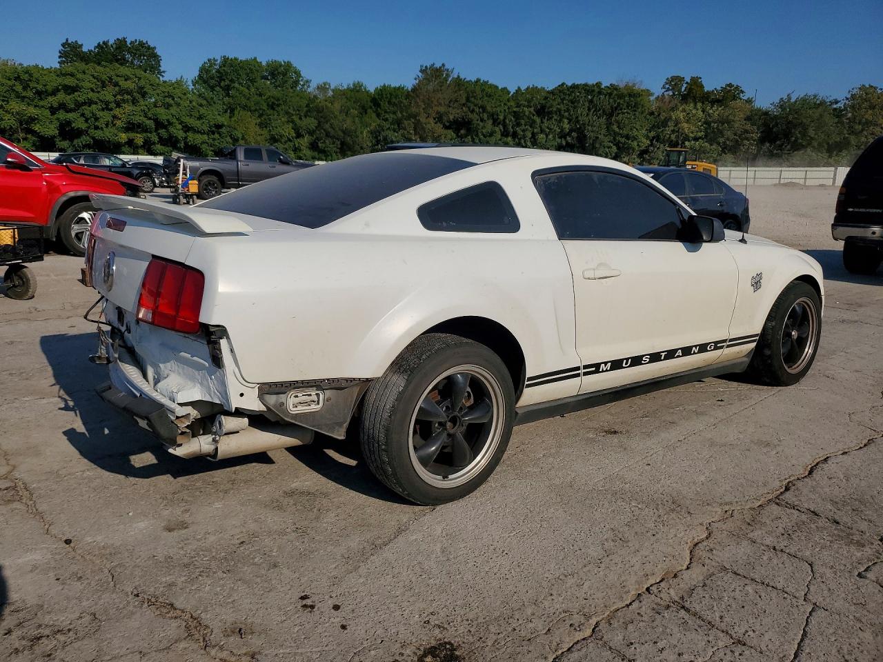 2006 Ford Mustang White vin: 1ZVFT80N565247308