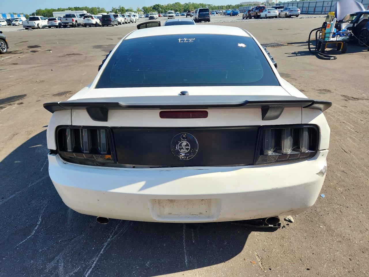 2007 Ford Mustang White vin: 1ZVFT80N575240456