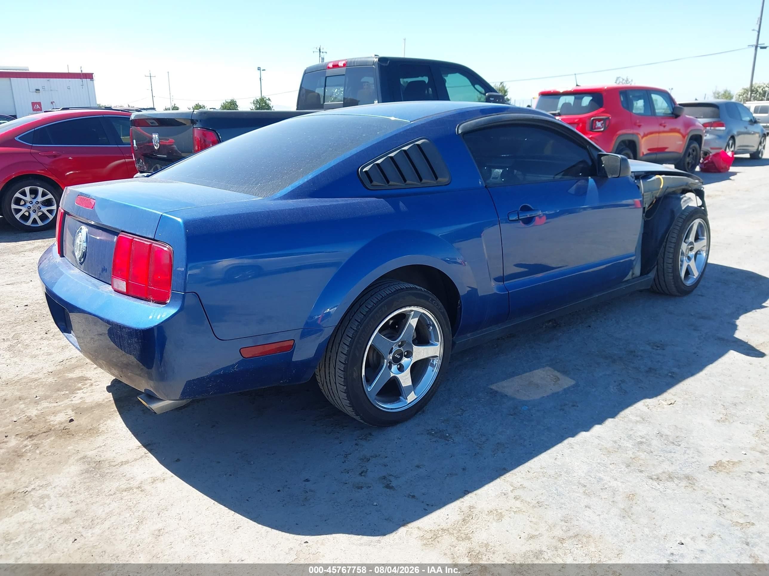 2007 Ford Mustang V6 Deluxe/v6 Premium Dark Blue vin: 1ZVFT80N575270735