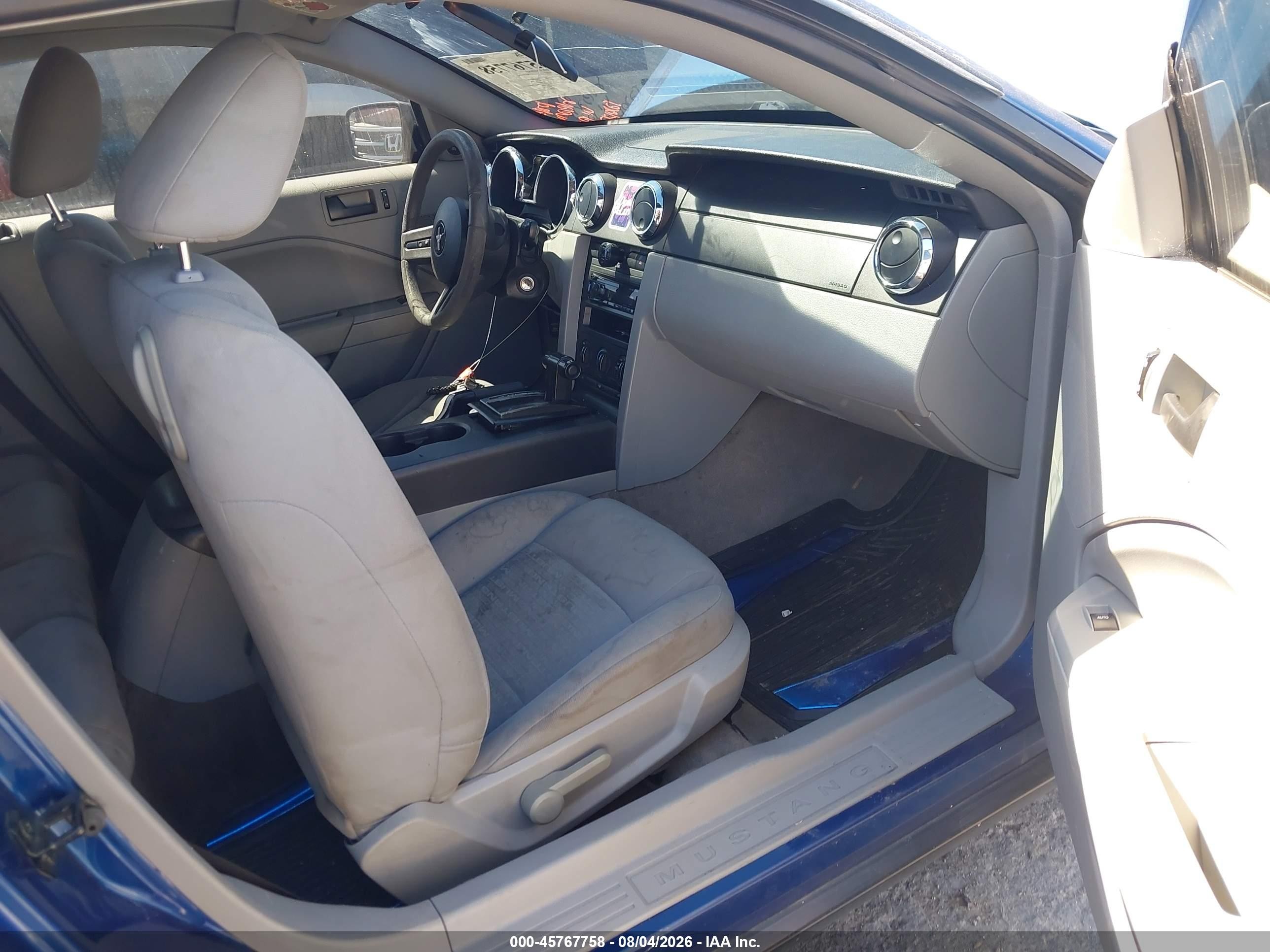 2007 Ford Mustang V6 Deluxe/v6 Premium Dark Blue vin: 1ZVFT80N575270735