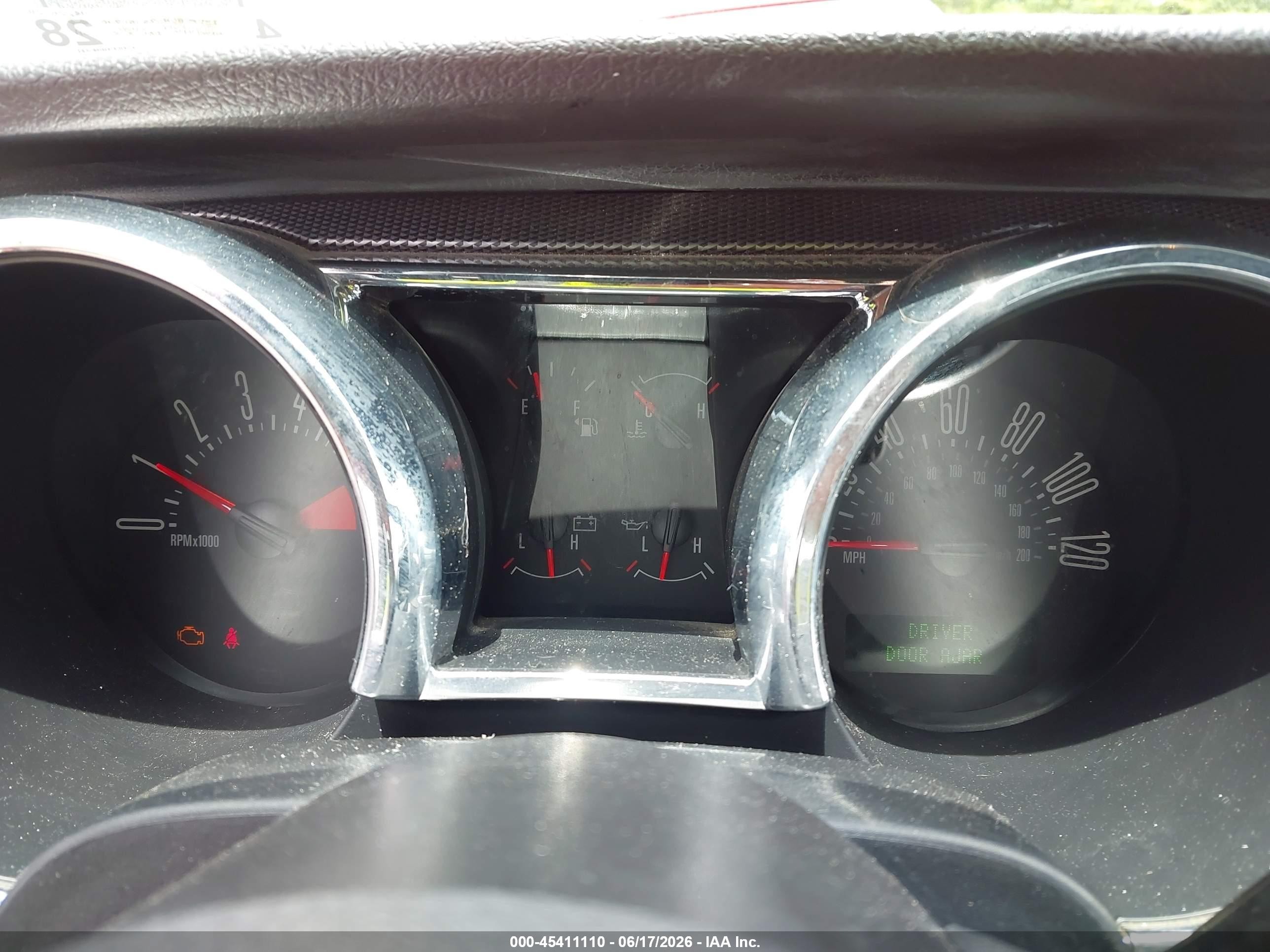 2007 Ford Mustang V6 Deluxe/v6 Premium Red vin: 1ZVFT80N575356790