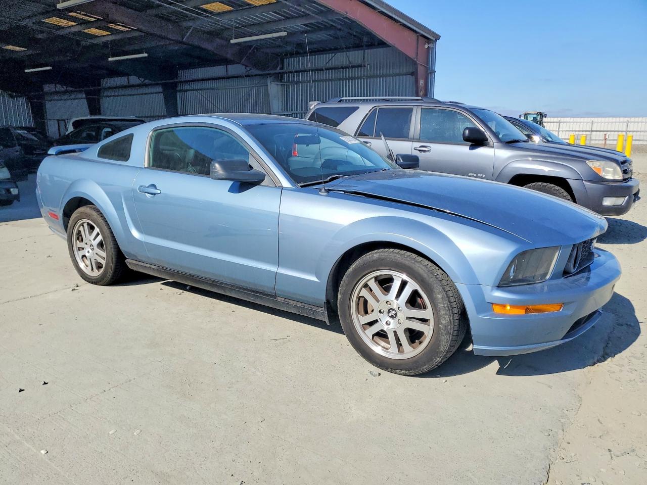 2005 Ford Mustang Blue vin: 1ZVFT80N655137382
