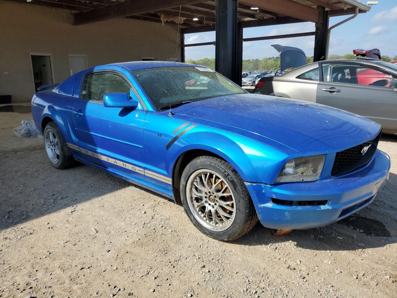 2005 Ford Mustang Blue vin: 1ZVFT80N655154652