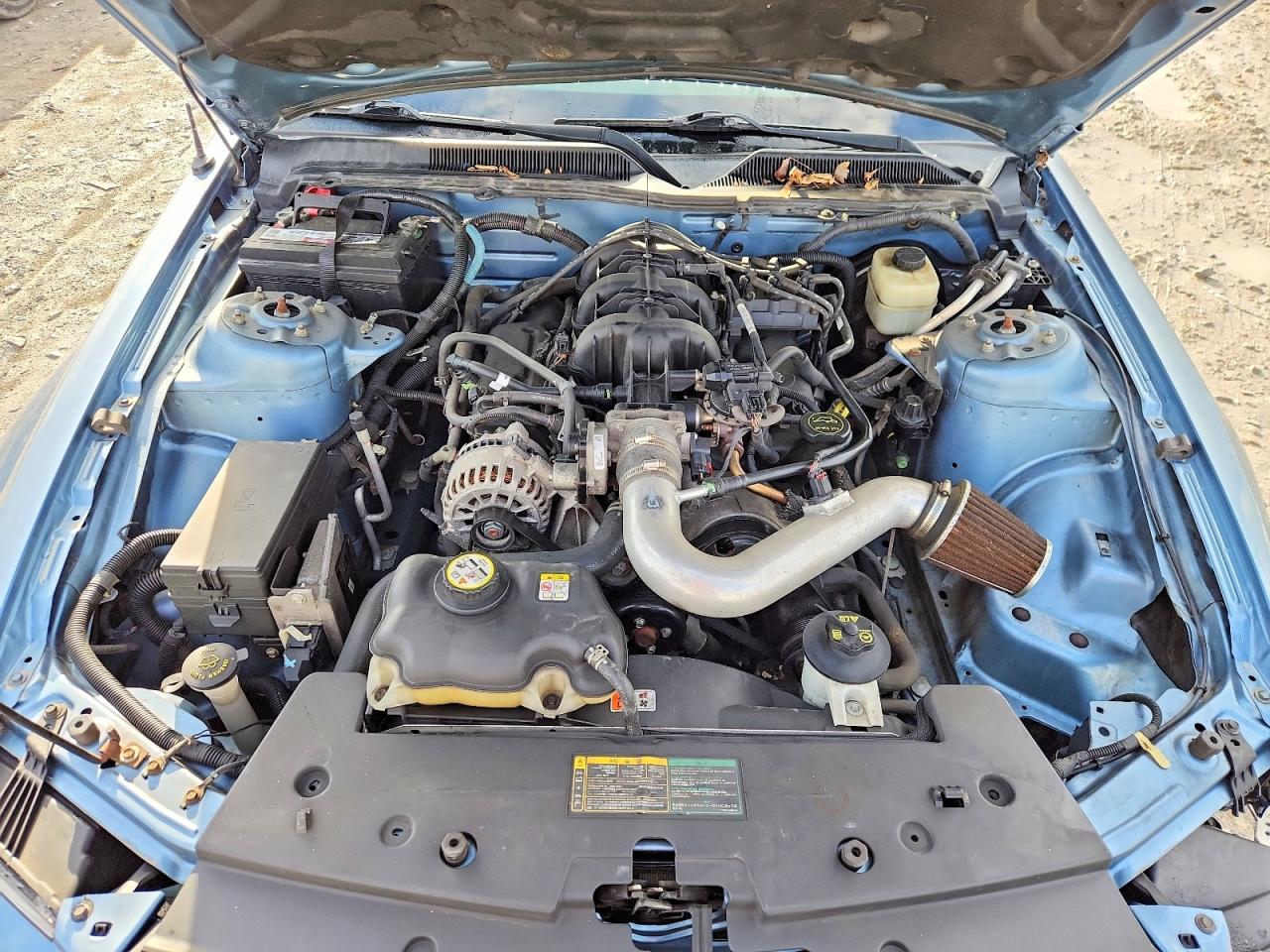 2005 Ford Mustang Blue vin: 1ZVFT80N655251589