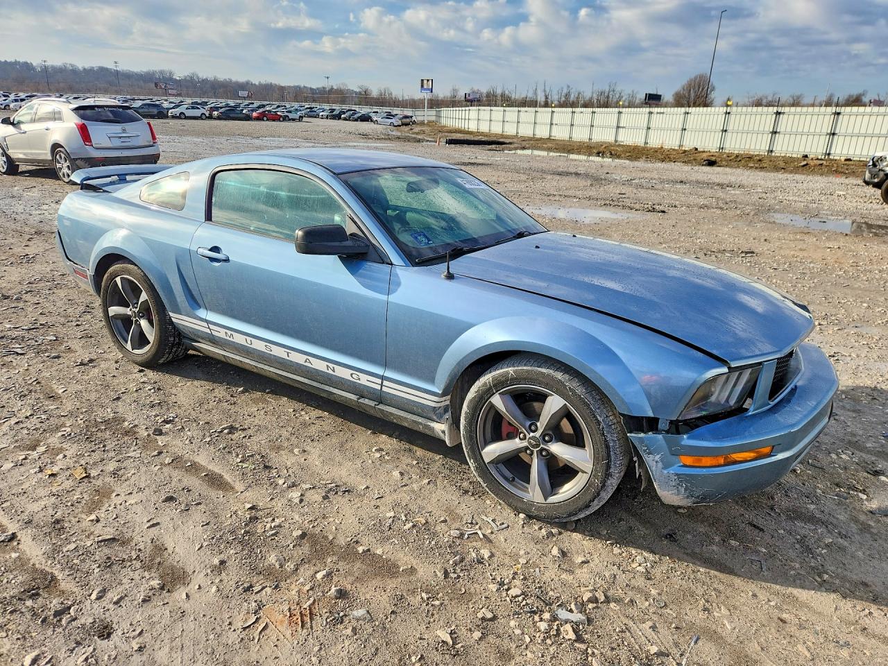 2005 Ford Mustang Blue vin: 1ZVFT80N655251589